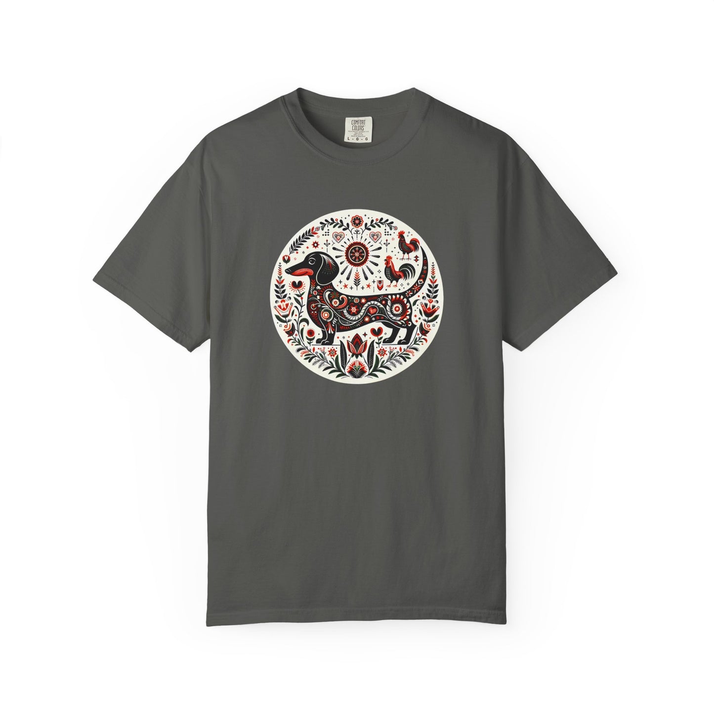 Artistic Animal Print T-Shirt - Unisex Garment-Dyed Tee for Nature Lovers, Festivals, Boho Style, Gift Idea, Everyday Wear
