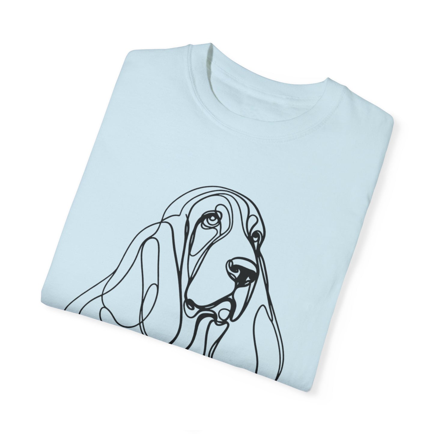 π Low & Loyal β Basset Hound Line Art Tee β Perfect for Dog Lovers