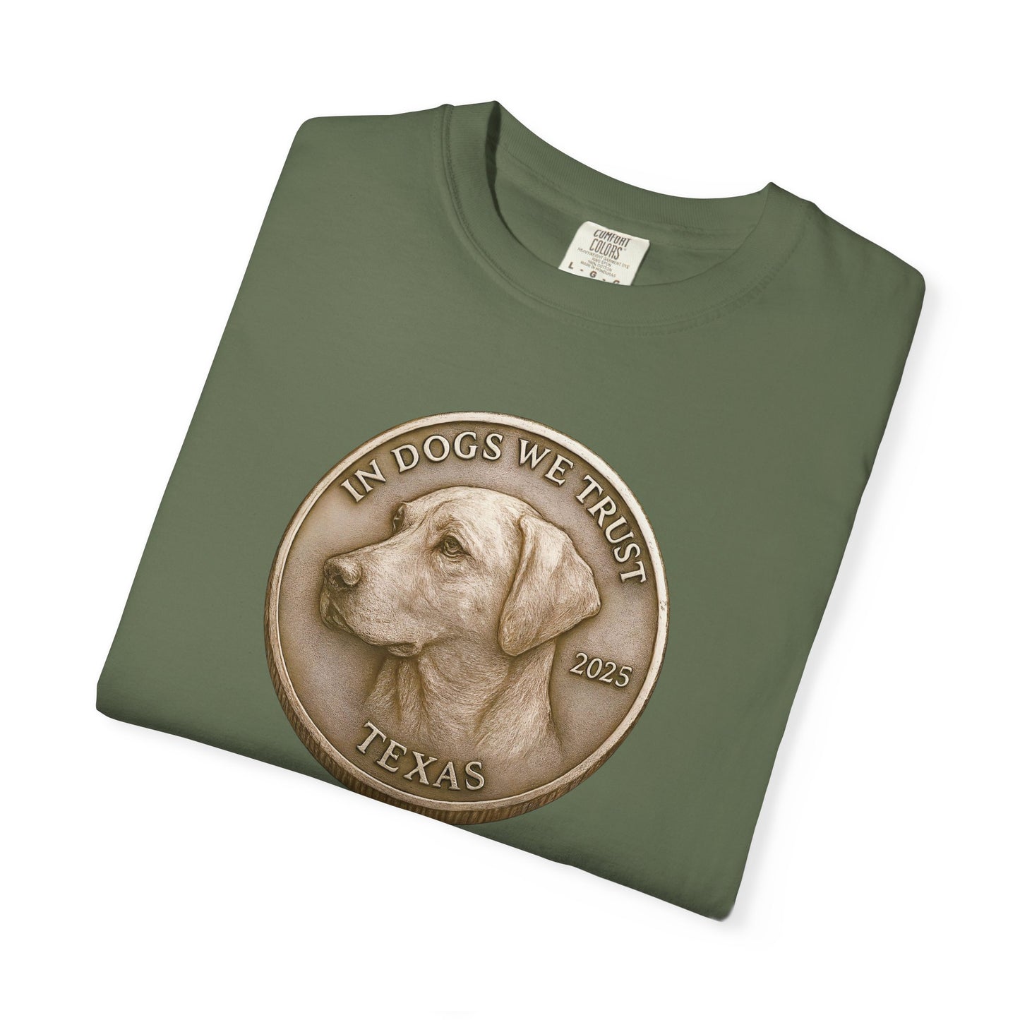 Texas State Coin T-Shirt Collection - Proud Dog Breed Illustrations