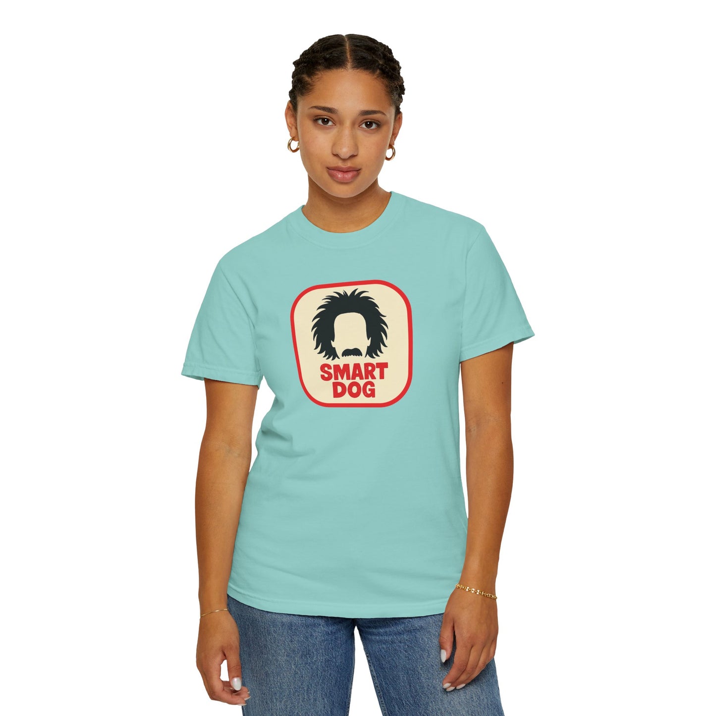 Dog Lover Graphic T-shirt - Smart Dog, Albert Einstein Design