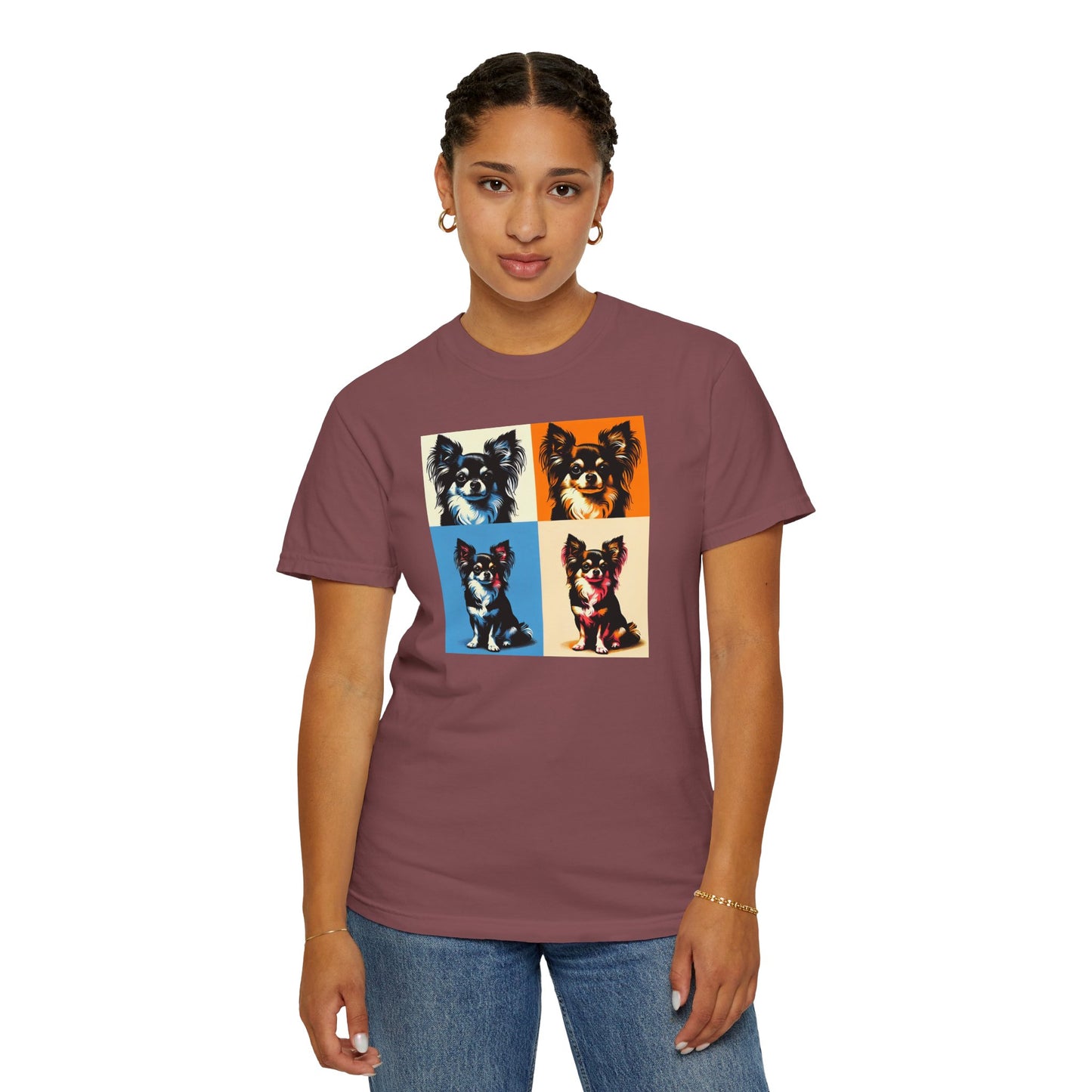 Chihuahua Pop Art Unisex T-shirt - Colorful Graphic Tee for Dog Lovers