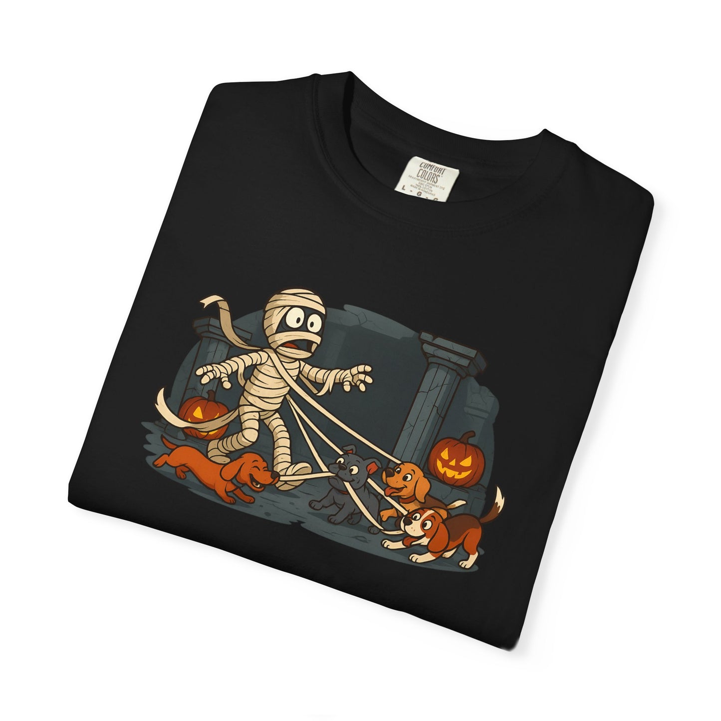 Halloween Graphic T-Shirt, Unisex Mummy Design, Spooky Shirt for Fall, Halloween Costume Tee, Unique Gift for Trick-or-Treaters