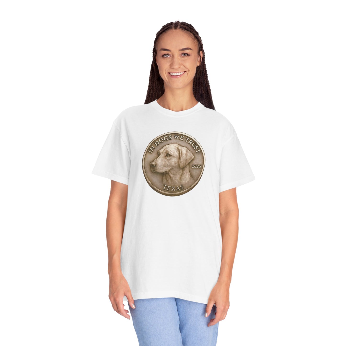 Texas State Coin T-Shirt Collection - Proud Dog Breed Illustrations