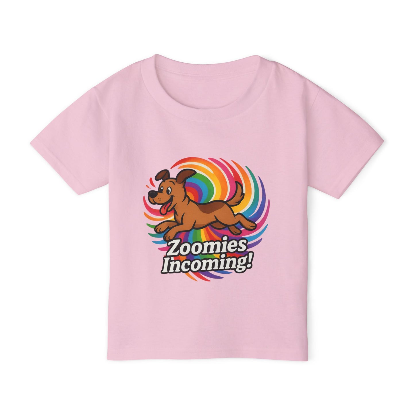 Playful Toddler T-Shirt - "Zoomies Incoming!" Cute Dog Tee, Kids Apparel, Fun Gift for Birthdays, Pet Lovers, Playtime