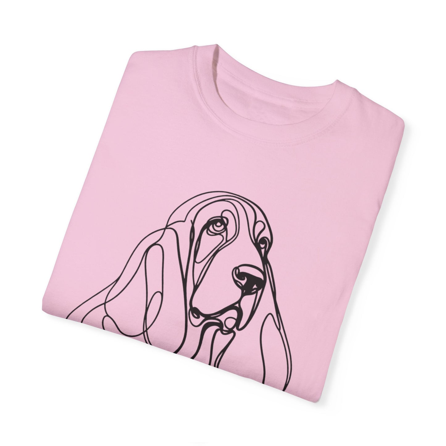 π Low & Loyal β Basset Hound Line Art Tee β Perfect for Dog Lovers
