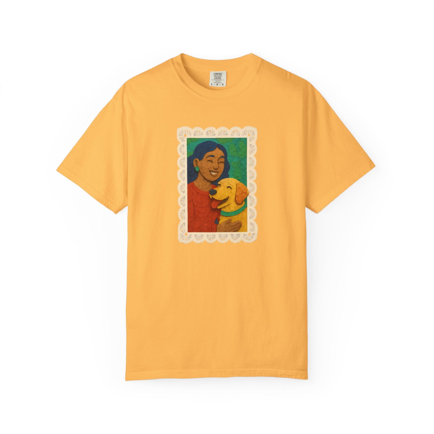 Dog Mom T-shirt - Unisex Garment-Dyed Tee for Dog Lovers