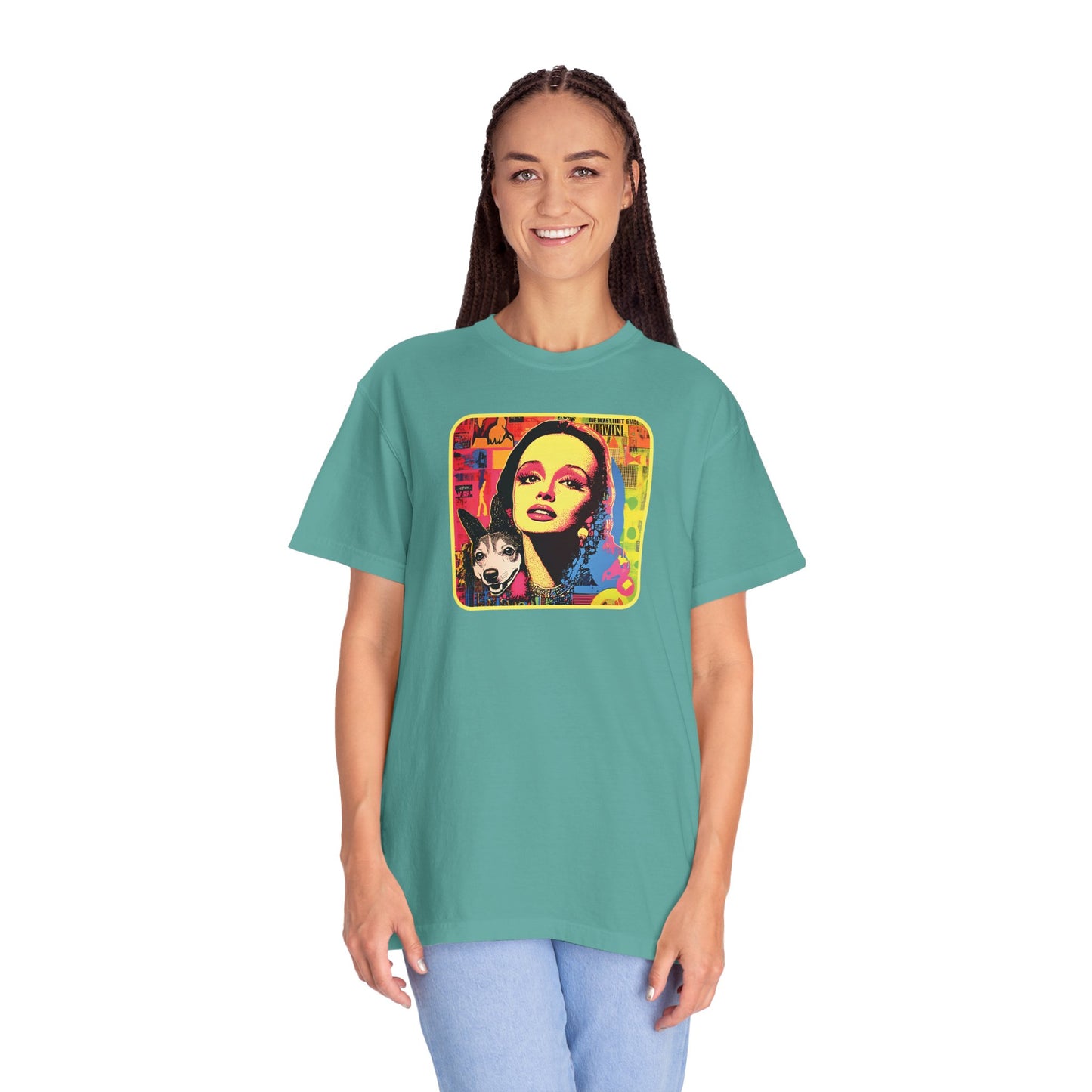 Pop Art Mom and Dog T-Shirt