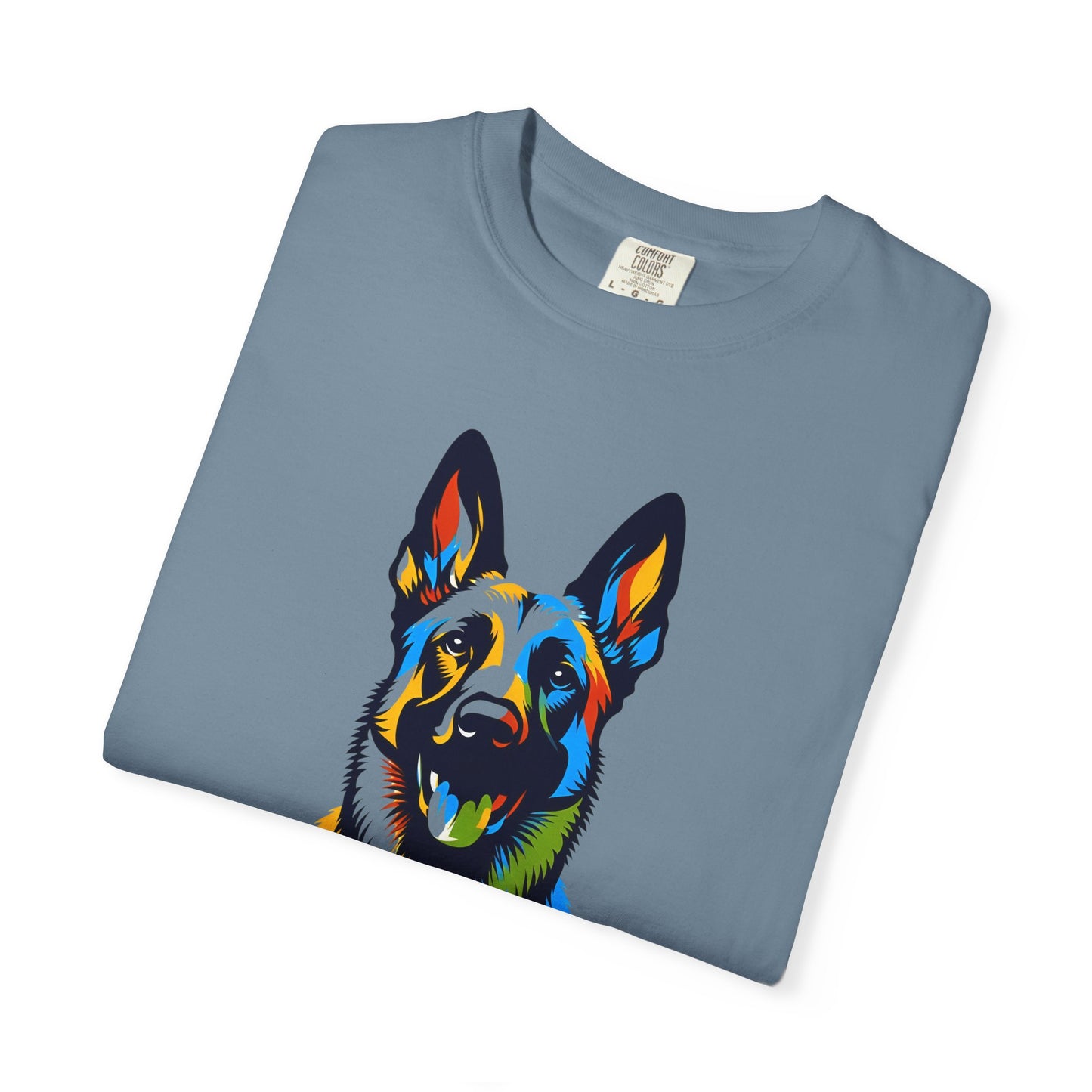 Colorful Belgium Malinois Art Unisex T-Shirt - Perfect for Pet Lovers