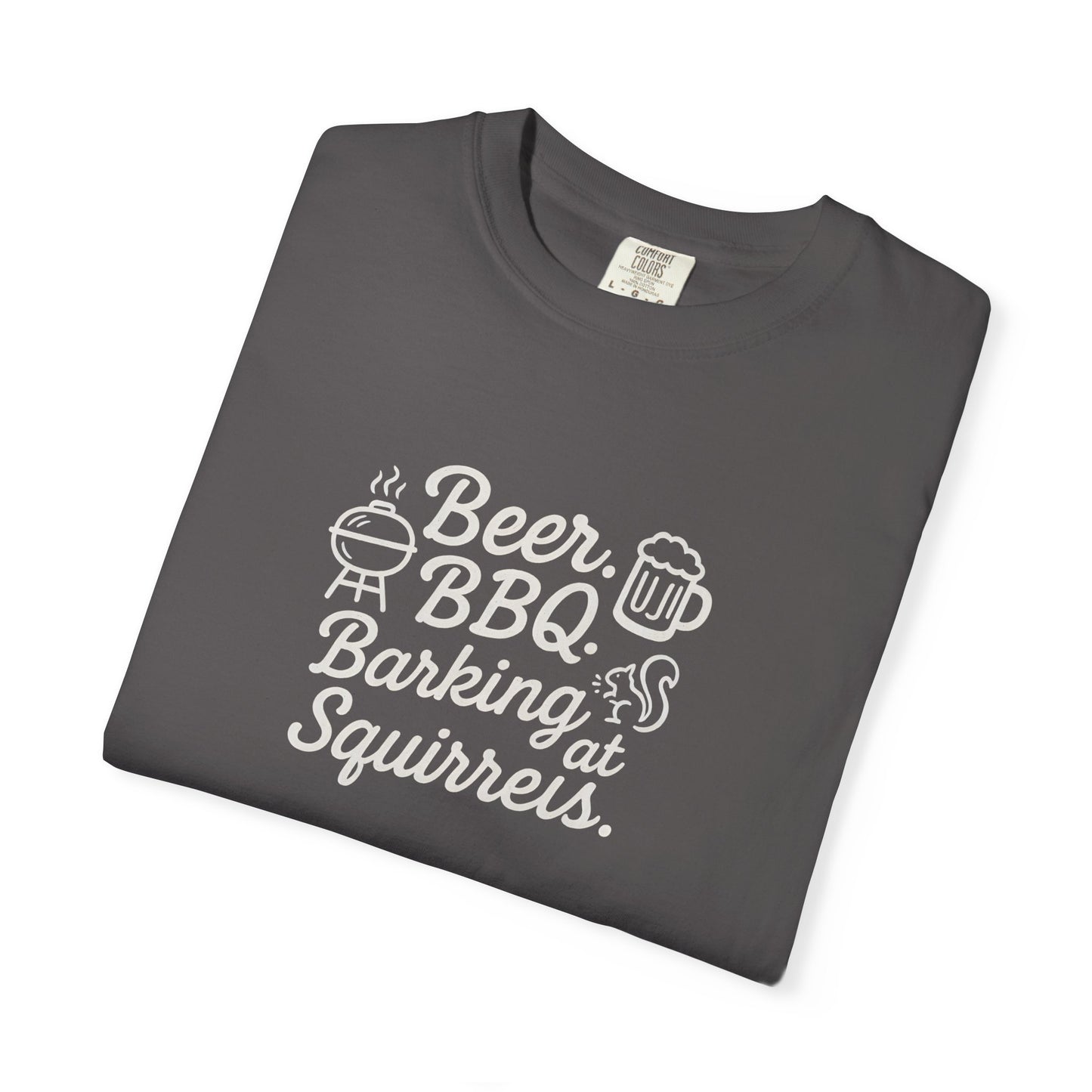 Beer BBQ and Barking Dog Dad T-Shirt