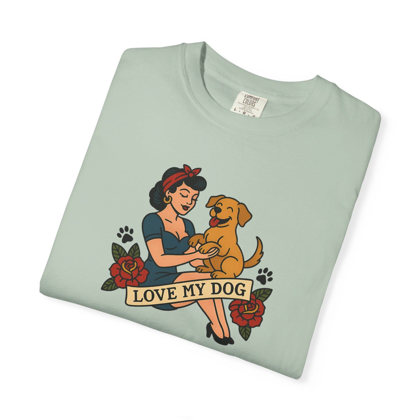 Love My Dog - T-Shirt, Perfect for Pet Owners, Gifts for Dog Lovers, Casual Wear, Love My Dog Shirt, Animal Lover Tee