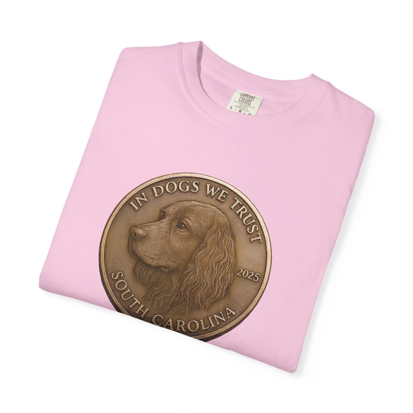 South Carolina State Coin T-Shirt Collection - Proud Dog Breed Illustrations