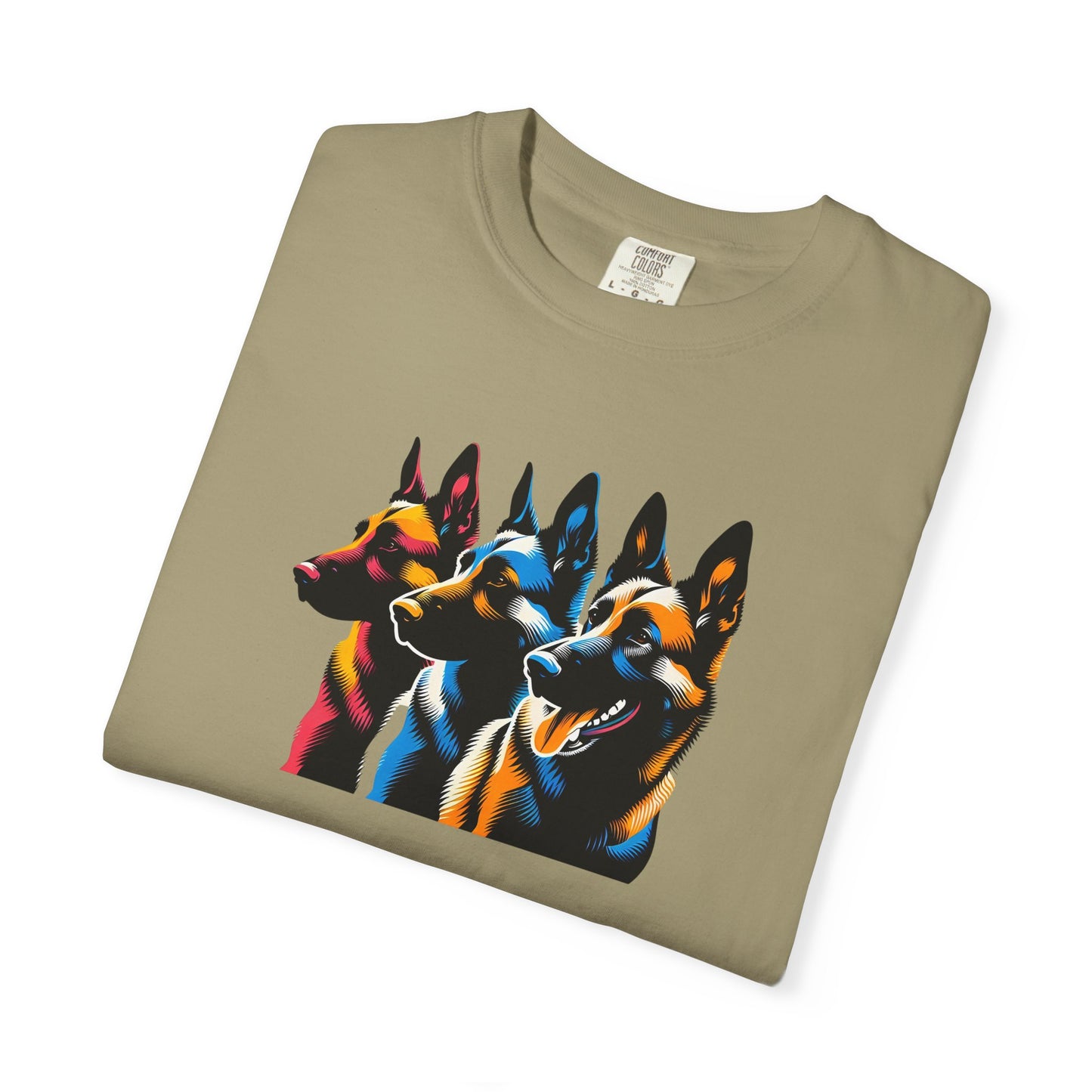 Colorful German Shepherd Unisex T-Shirt - Vibrant Dog Lover Tee