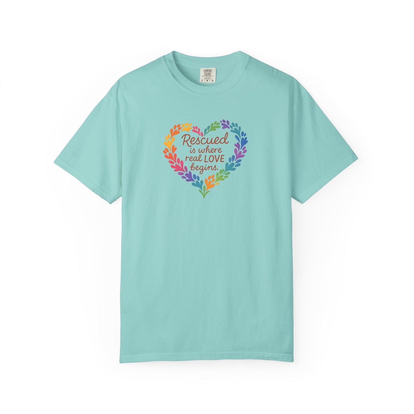 Heartwarming Rescue T-Shirt for Animal Lovers, Gift for Pet Owners, Adoption Day, Love Your Pet, Eco-Friendly Apparel