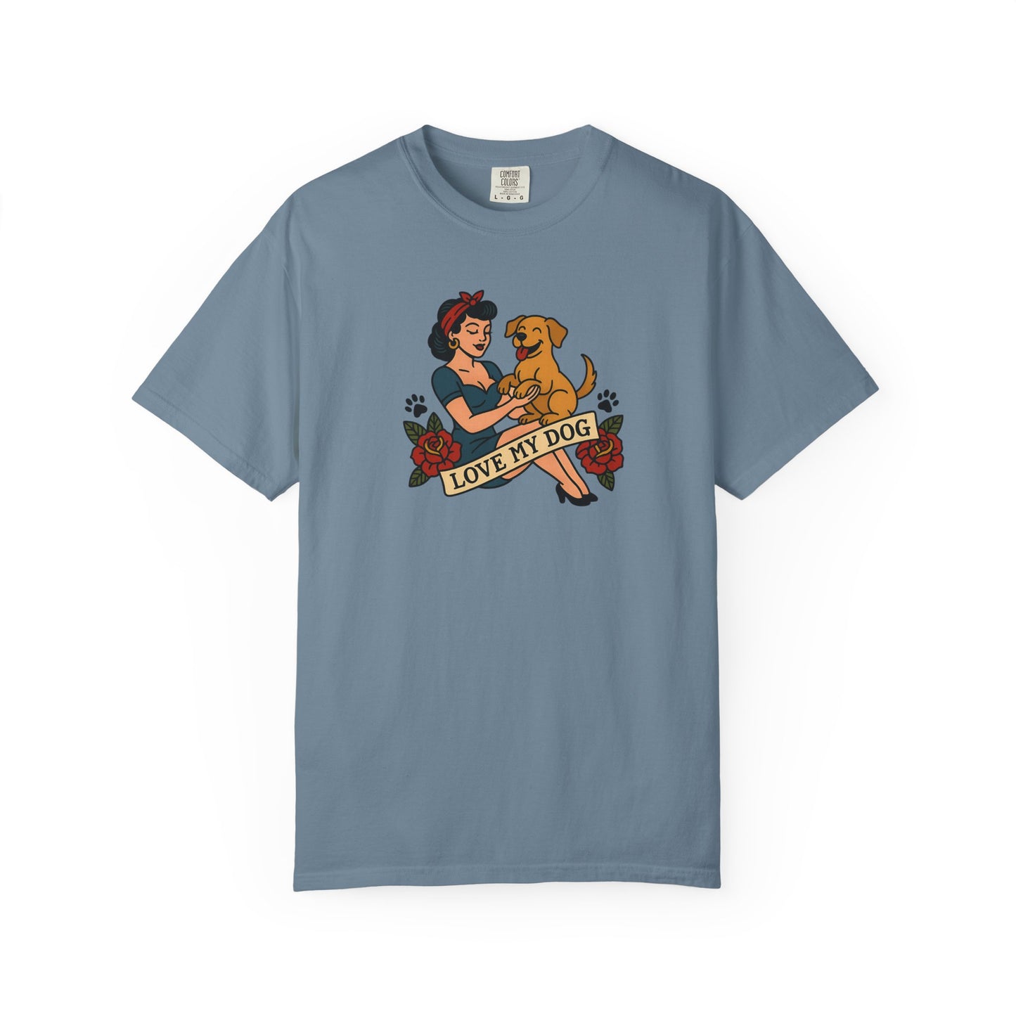 Love My Dog - T-Shirt, Perfect for Pet Owners, Gifts for Dog Lovers, Casual Wear, Love My Dog Shirt, Animal Lover Tee