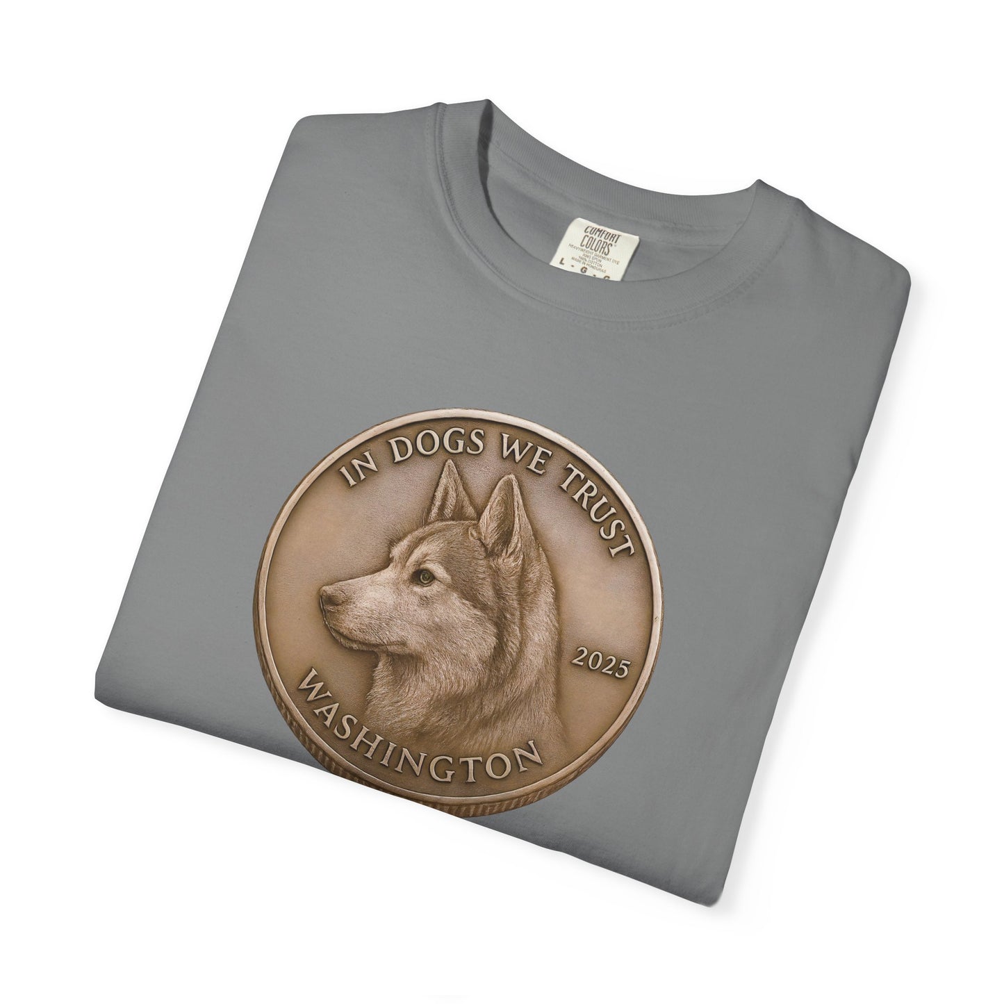 Washington State Coin T-Shirt Collection - Proud Dog Breed Illustrations