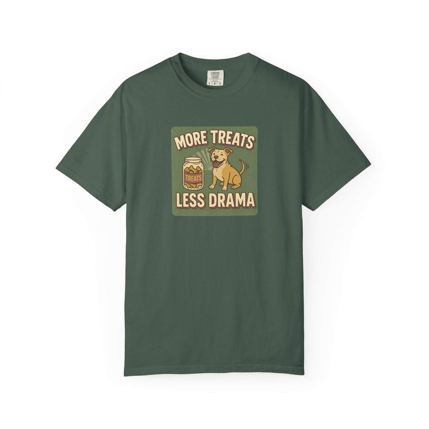 More Treats, Less Drama - Perfect Gift for Dog Lovers, Casual Wear, Animal Lovers, Funny shirts, Pet Treats