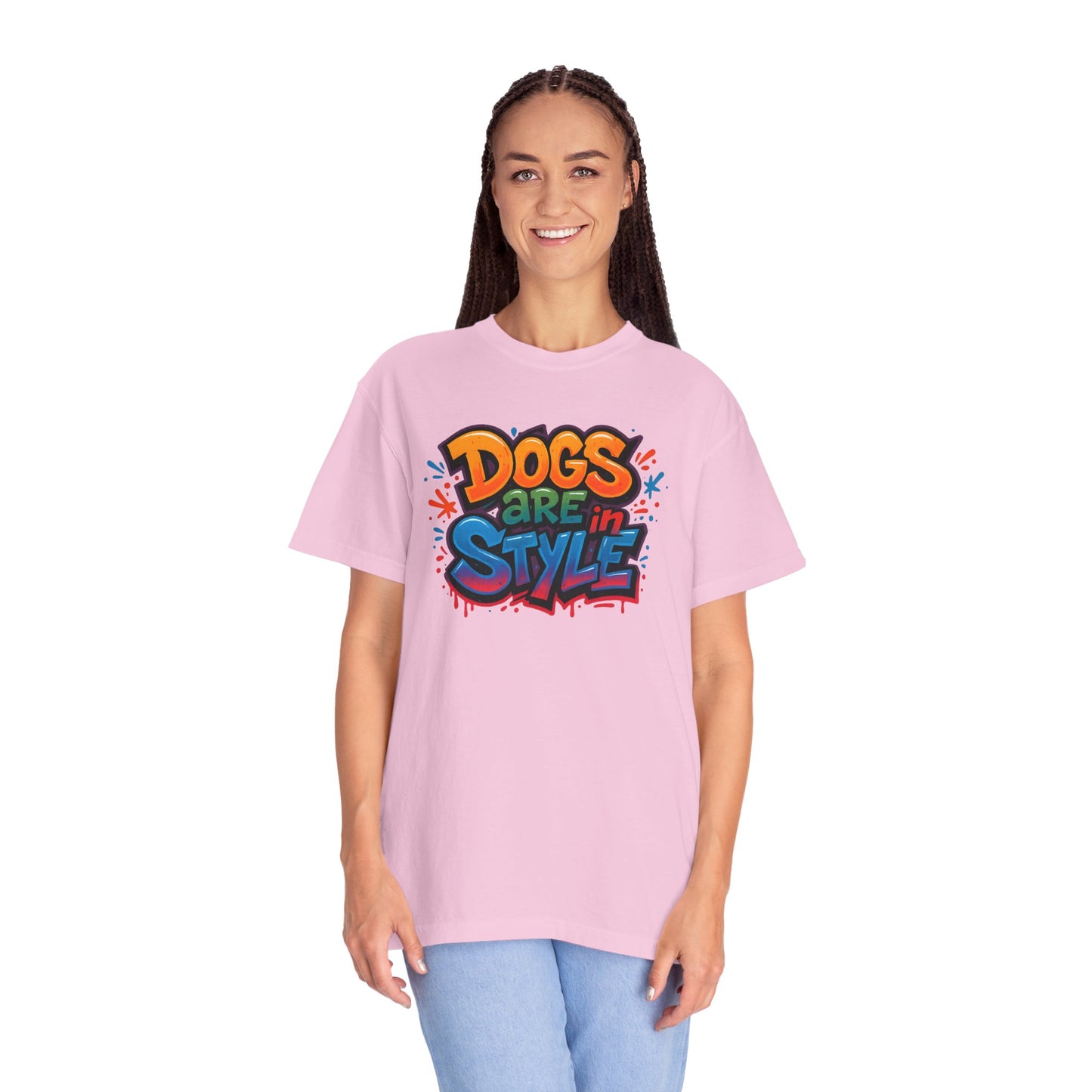 Stylish Dog Lovers T-Shirt - "Dogs are in STYLE"