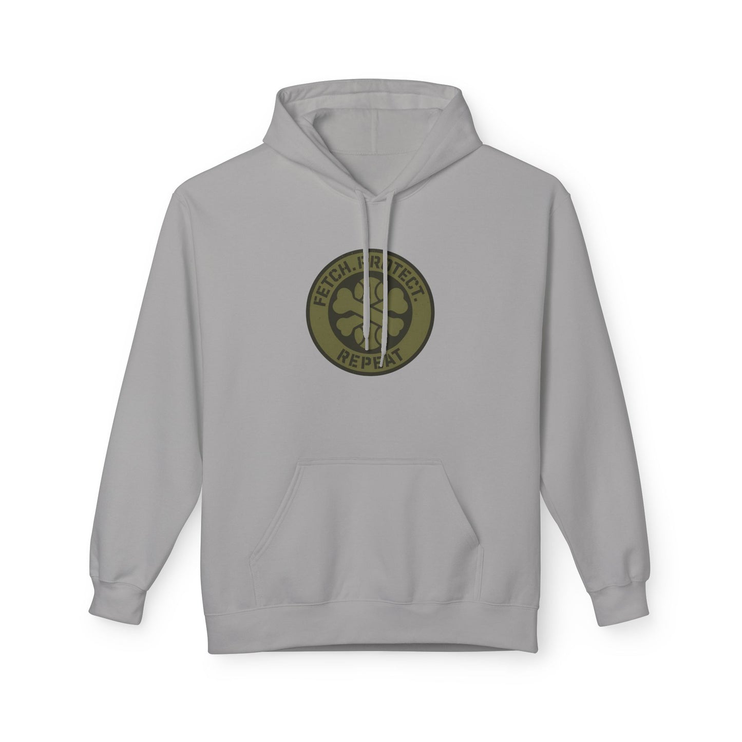 Dog Dad Fleece Hoodie, Unisex Softstyle Hooded Sweatshirt, Perfect Gift for Dog Lovers, Comfortable and Stylish