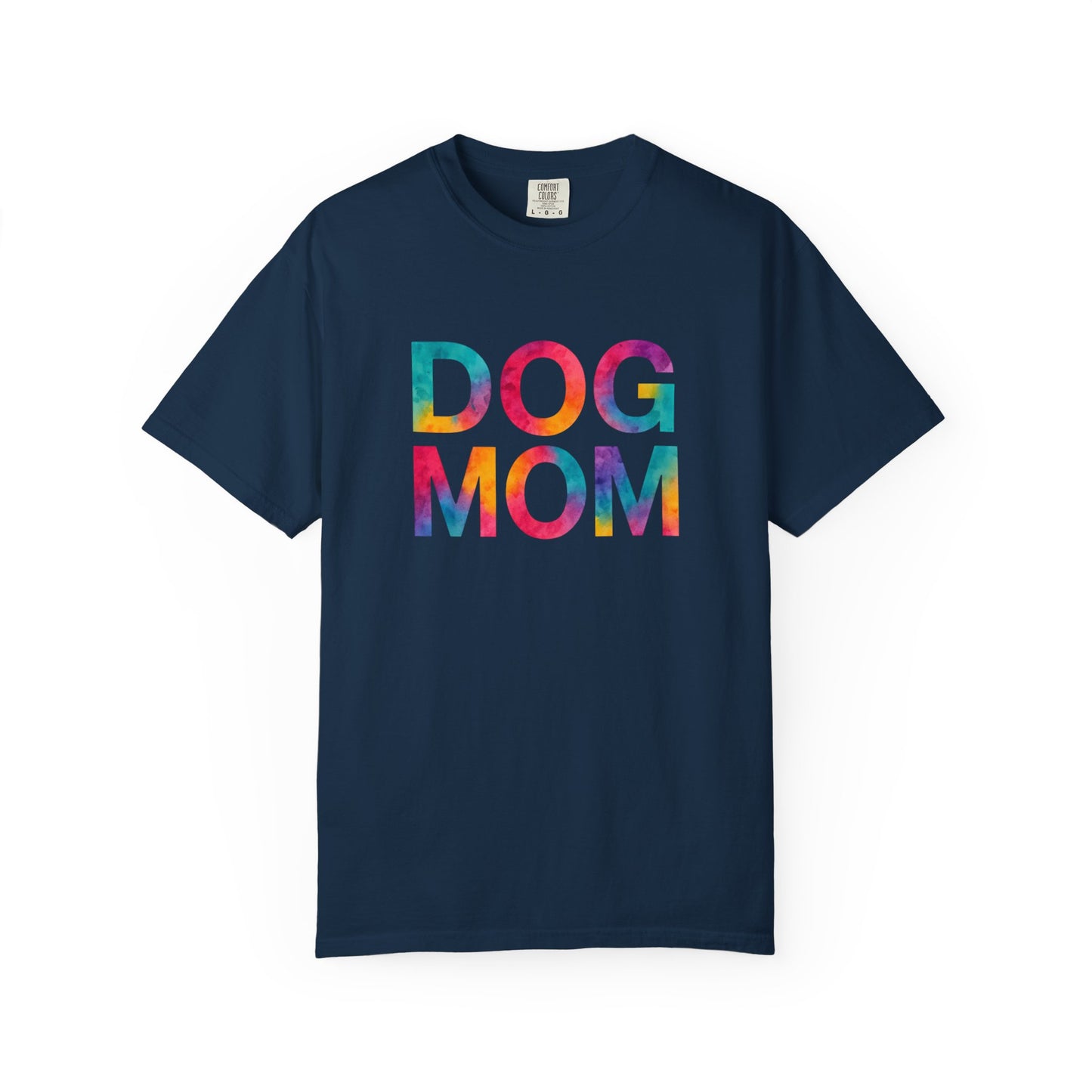 Colorful Dog Mom T-Shirt, Cute Pet Lover Tee, Perfect Gift for Dog Owners, Casual Wear, Animal Lovers Apparel
