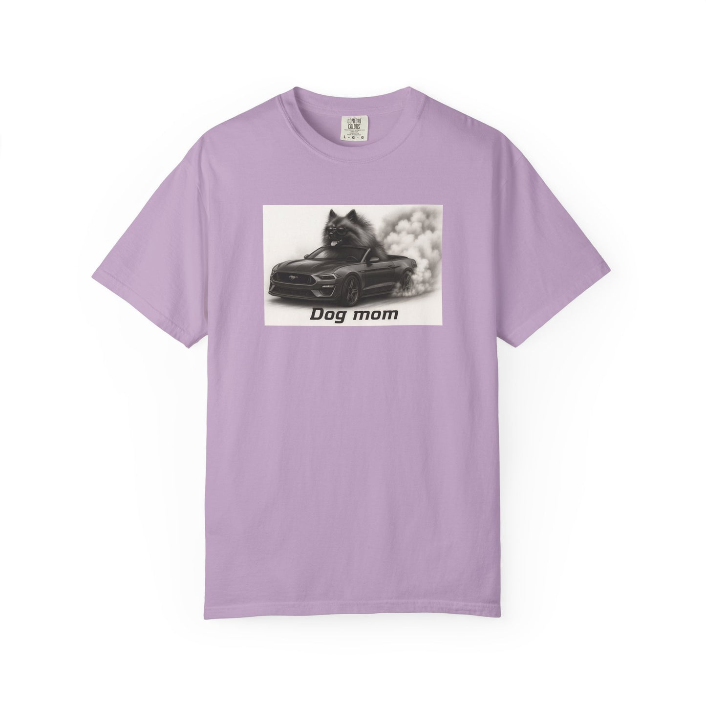 Dog Mom - Keeshond - “Cool Dogs in Cool Cars” T-Shirt Collection! 🐶🚗