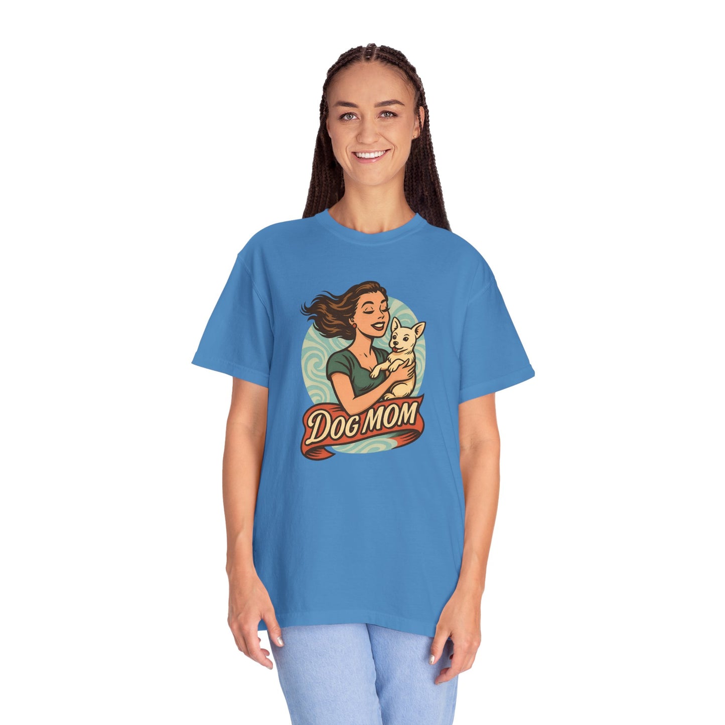 Dog Mom T-Shirt, Unisex Tee for Pet Lovers, Gift for Dog Owners, Casual Wear, Animal Lover Apparel