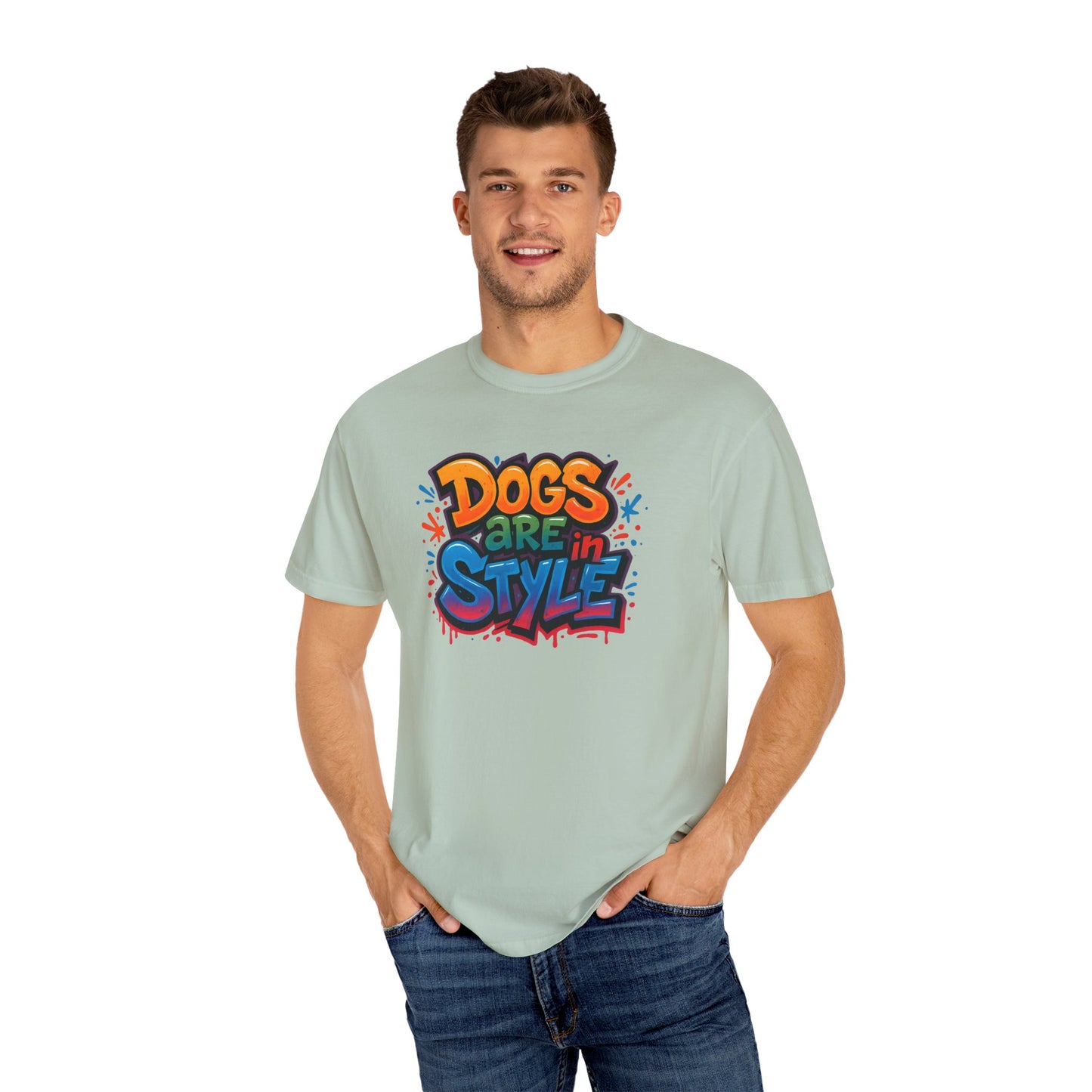 Stylish Dog Lovers T-Shirt - "Dogs are in STYLE"