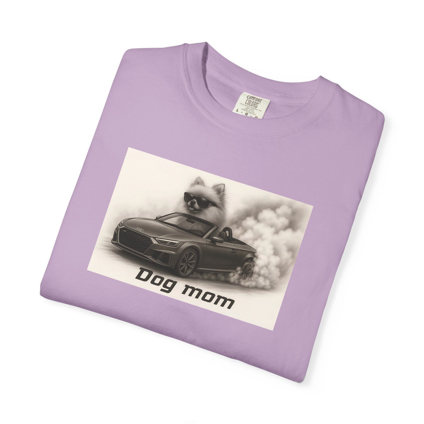 Dog Mom - Pomeranian - “Cool Dogs in Cool Cars” T-Shirt Collection! 🐶🚗
