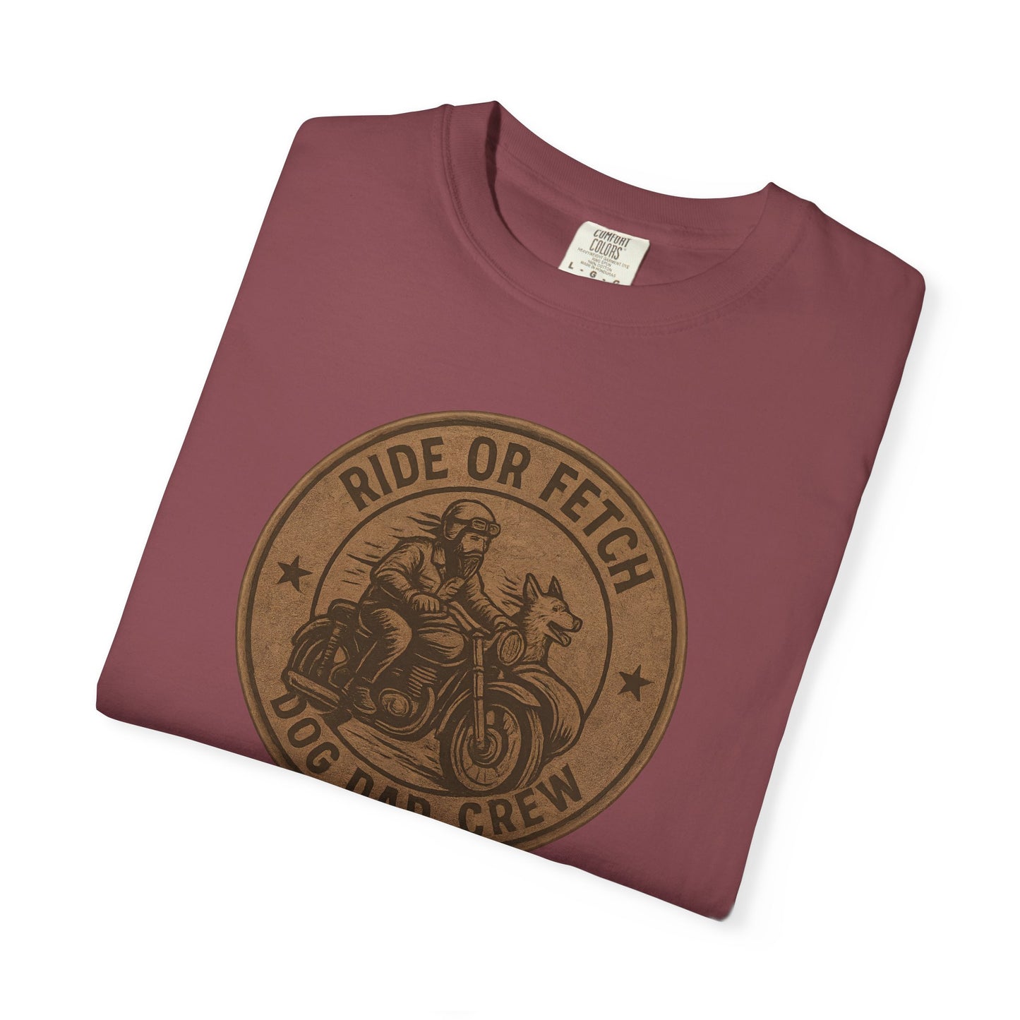 Dog Dad T-Shirt, Ride or Fetch Unisex Tee, Funny Dog Lover Gift, Pet Owner Apparel, Gifts for Father's Day, Casual Wear
