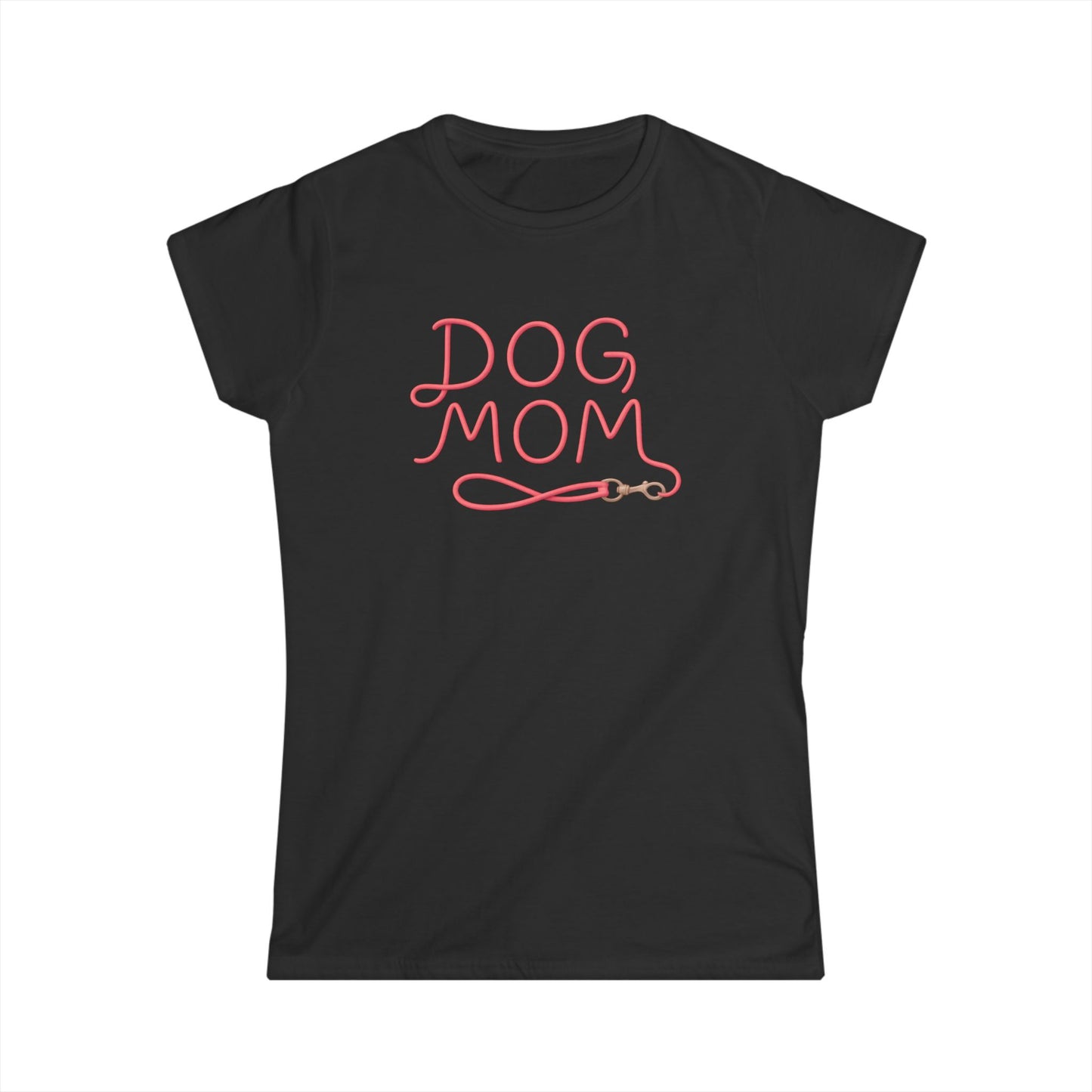 Dog Mom Softstyle Tee, Dog Lover Shirt, Pet Parent Gift, Casual Dog Mom Apparel, Birthday Gift for Dog Owners