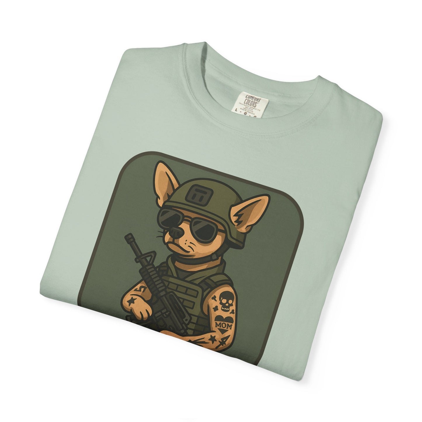 Funny Special Forces Chihuahua Unisex Garment-Dyed T-Shirt
