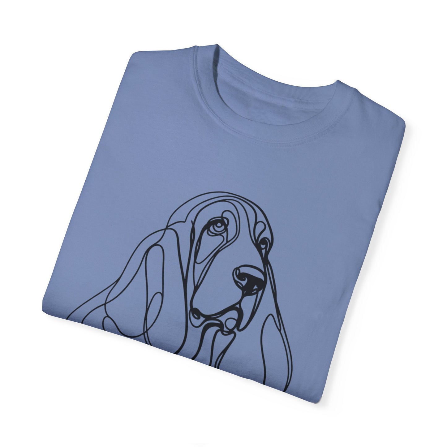 π Low & Loyal β Basset Hound Line Art Tee β Perfect for Dog Lovers