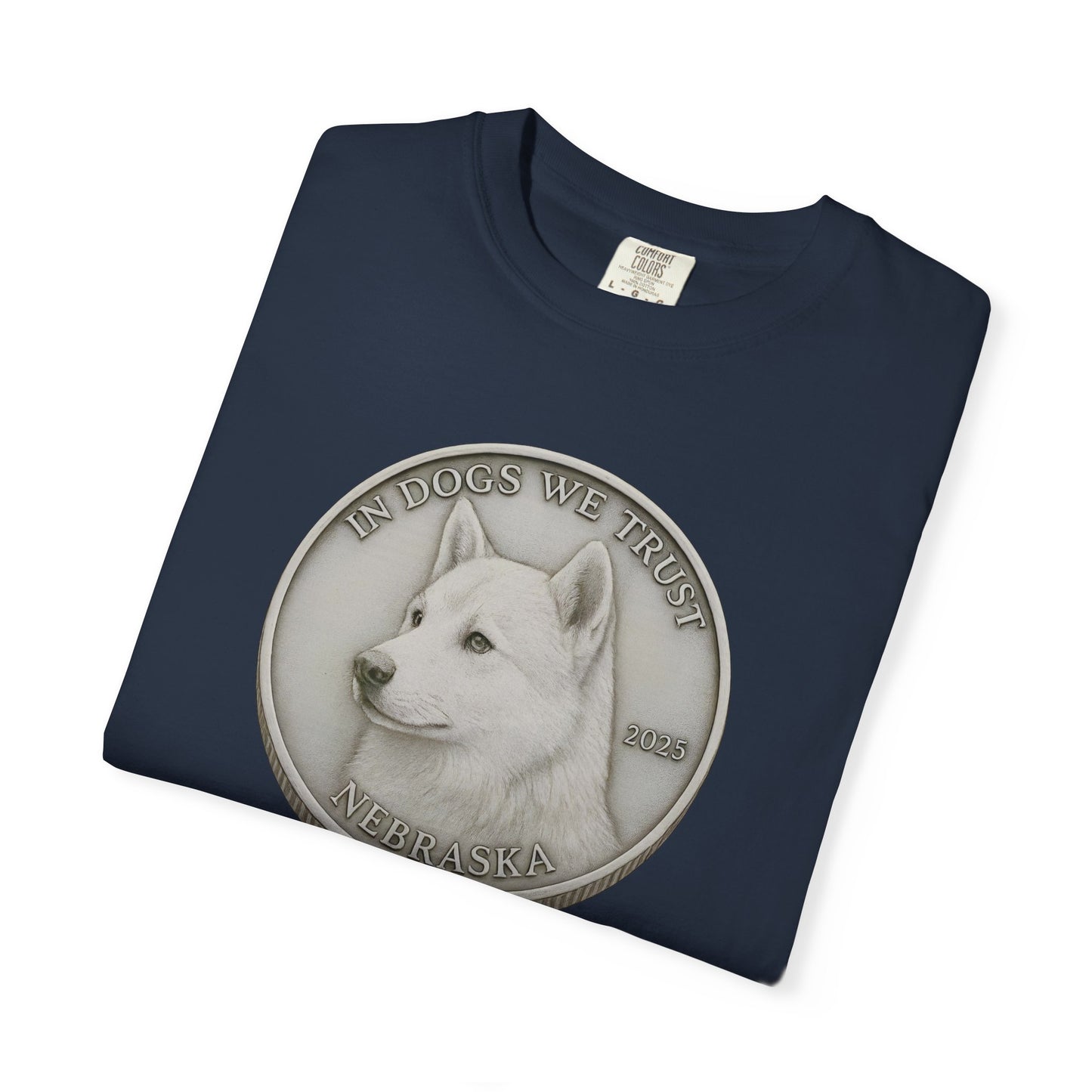 Nebraska State Coin T-Shirt Collection - Proud Dog Breed Illustrations