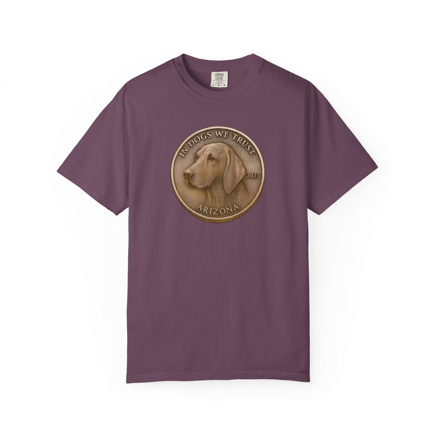 Arizona State Coin T-Shirt Collection - Proud Dog Breed Illustrations