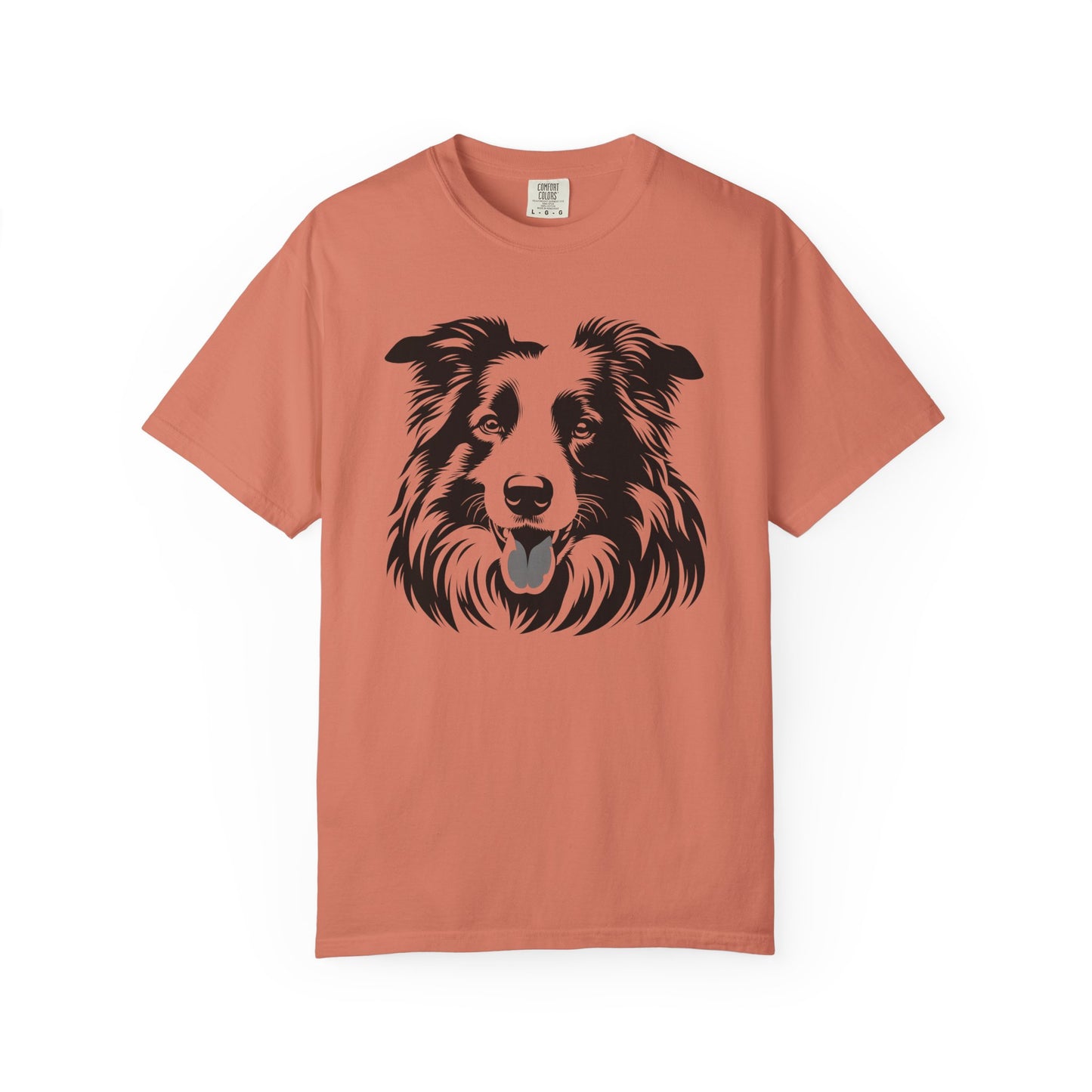 🖤 The Classic Collie – B/W Art Border Collie Tee - Perfect Gift for Dog Lovers