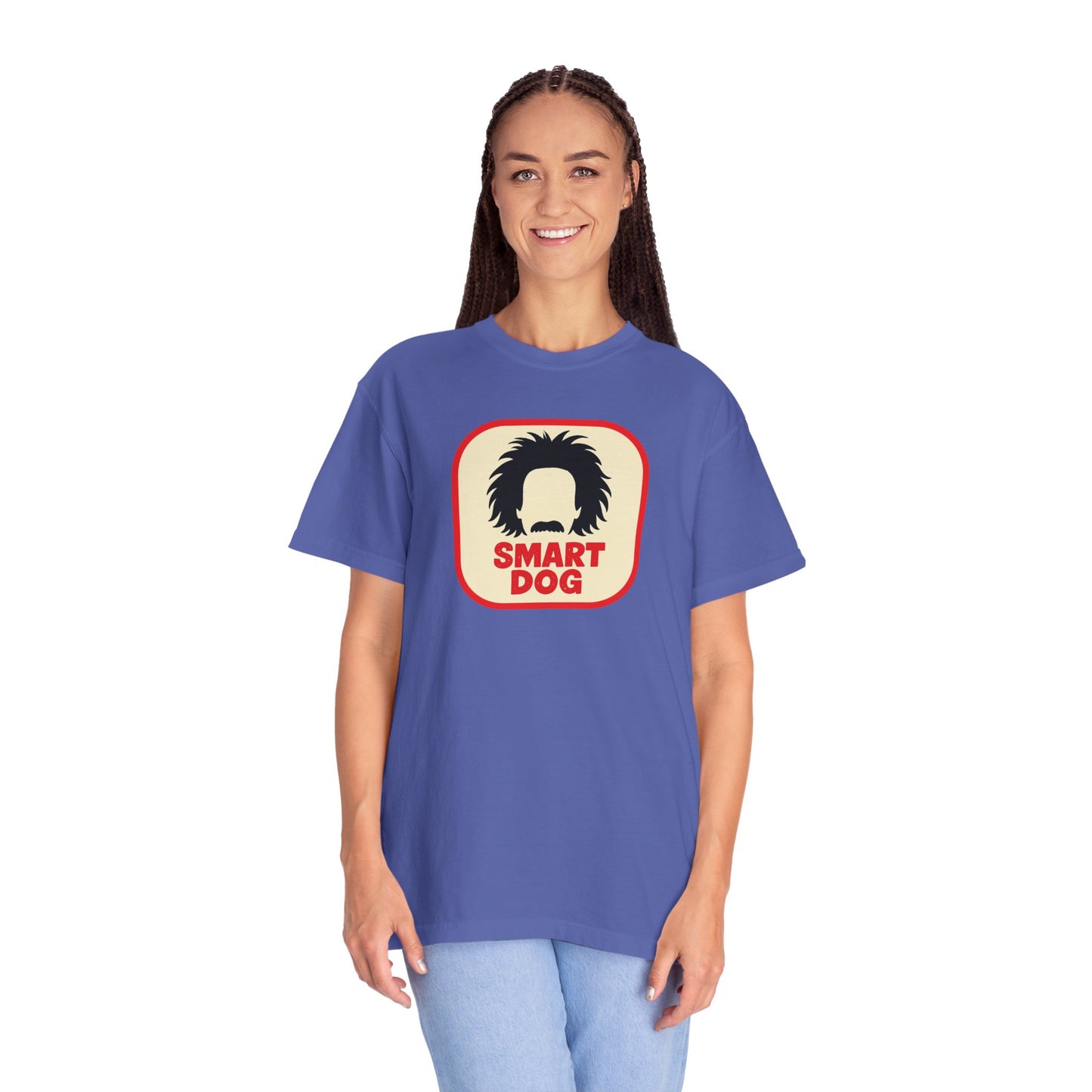 Dog Lover Graphic T-shirt - Smart Dog, Albert Einstein Design