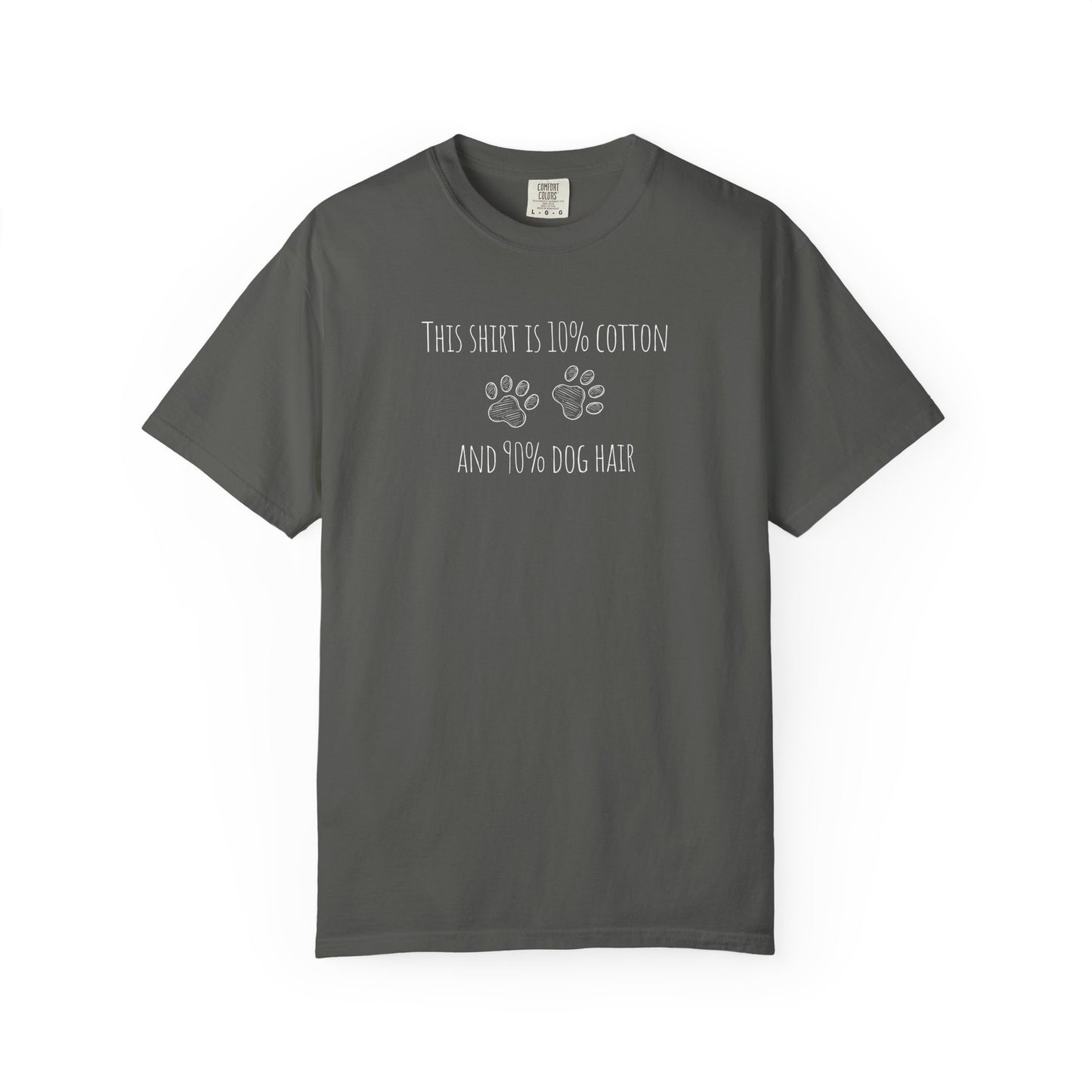 10% cotton 90% dog hair Unisex Garment-Dyed T-shirt - Casual Comfort for Trendsetters