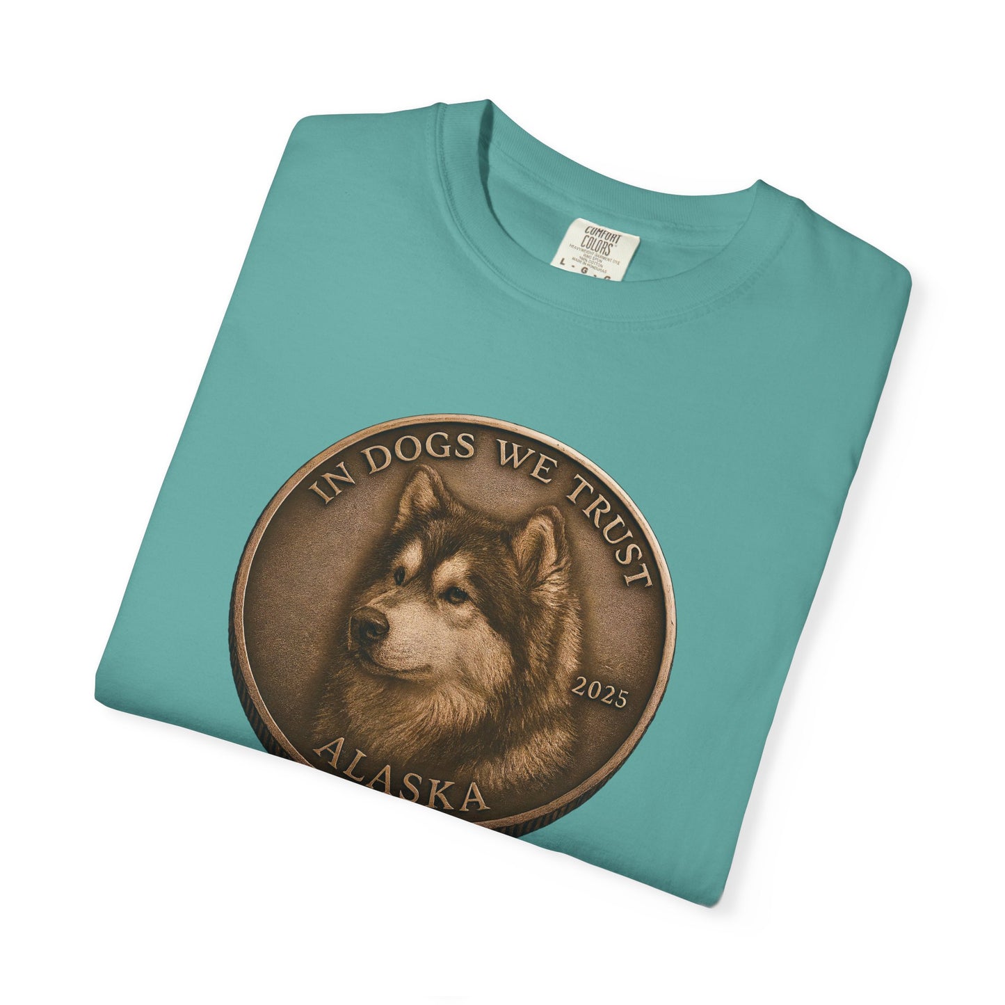 Alaska State Coin T-Shirt Collection - Proud Dog Breed Illustrations