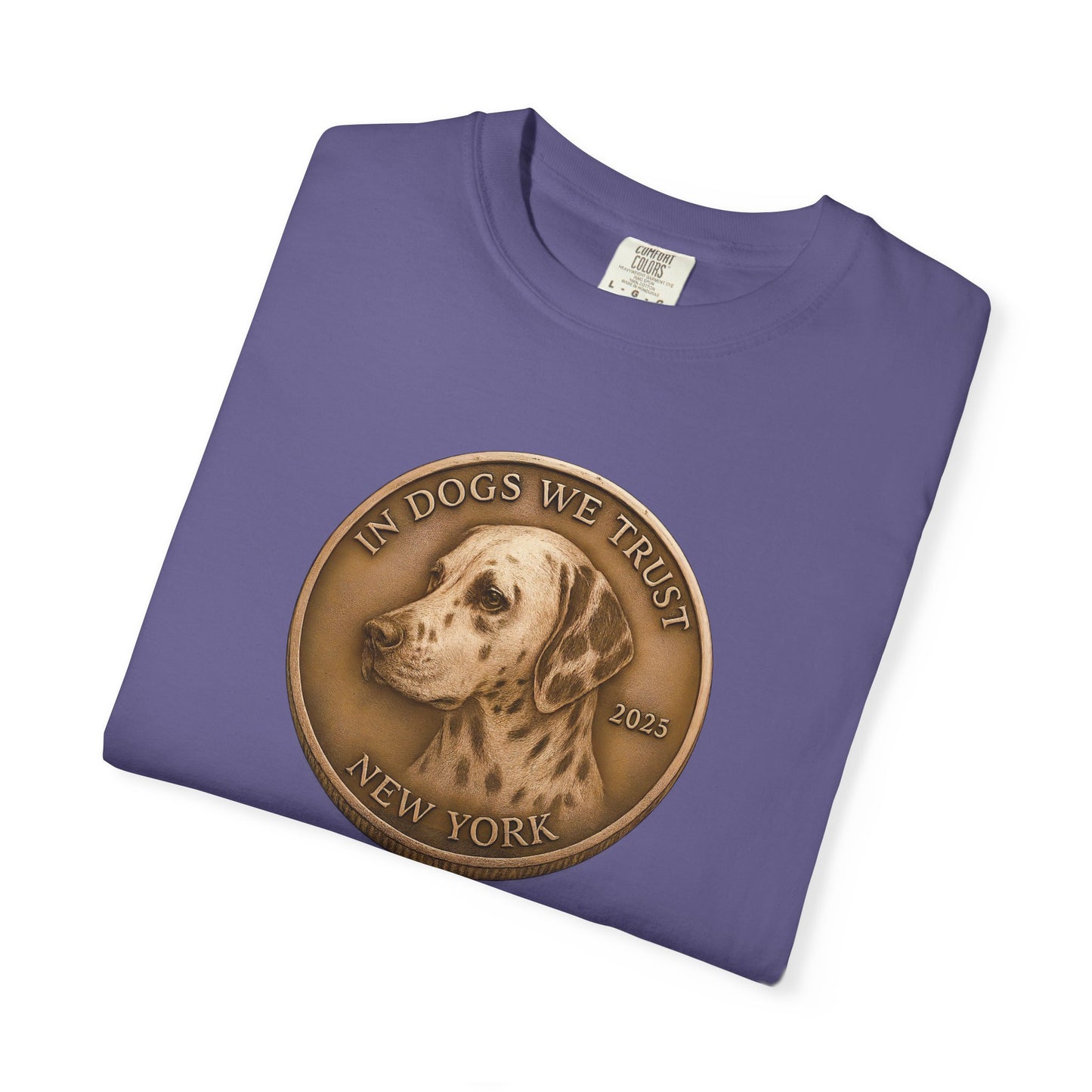 New York State Coin T-Shirt Collection - Proud Dog Breed Illustrations