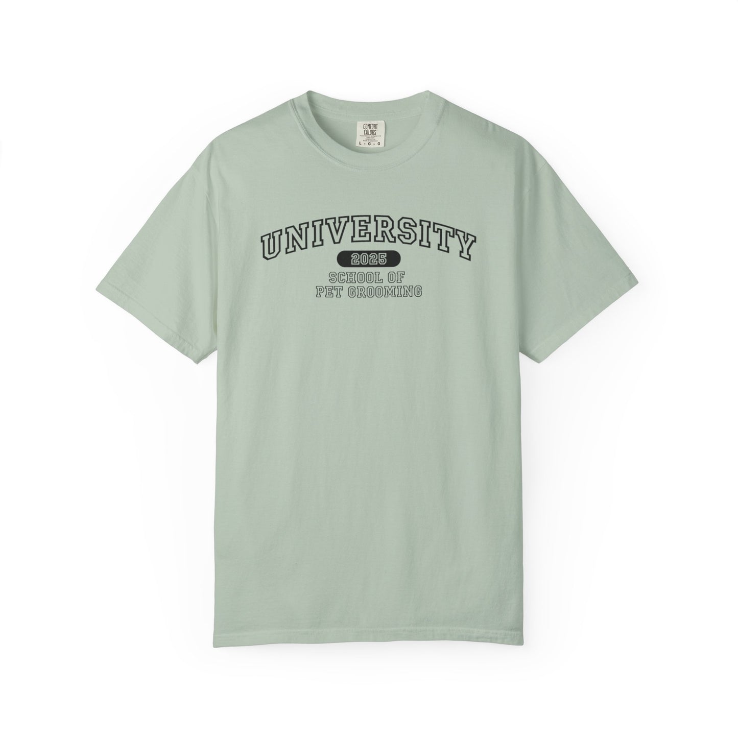 University School of Pet Grooming Unisex Garment-Dyed T-Shirt - University Style