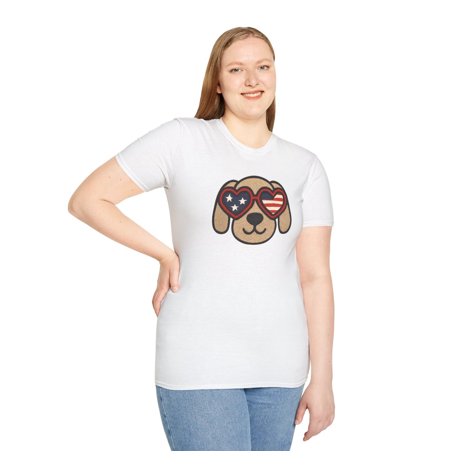 Patriotic Unisex T-Shirt with Flag Design, USA Pride Shirt, Everyday Wear, 4th of July Gift, Casual Style, American Flag Tee