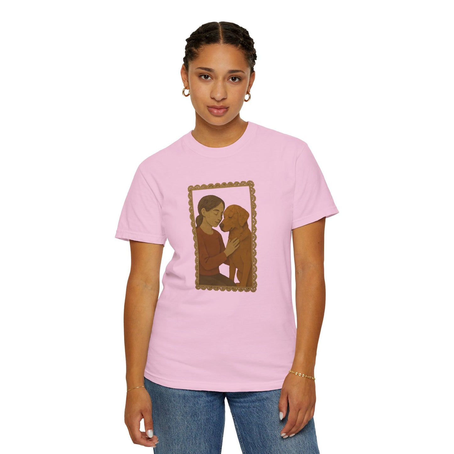 Dog Mom T-shirt - Unisex Garment-Dyed Tee for Pet Lovers