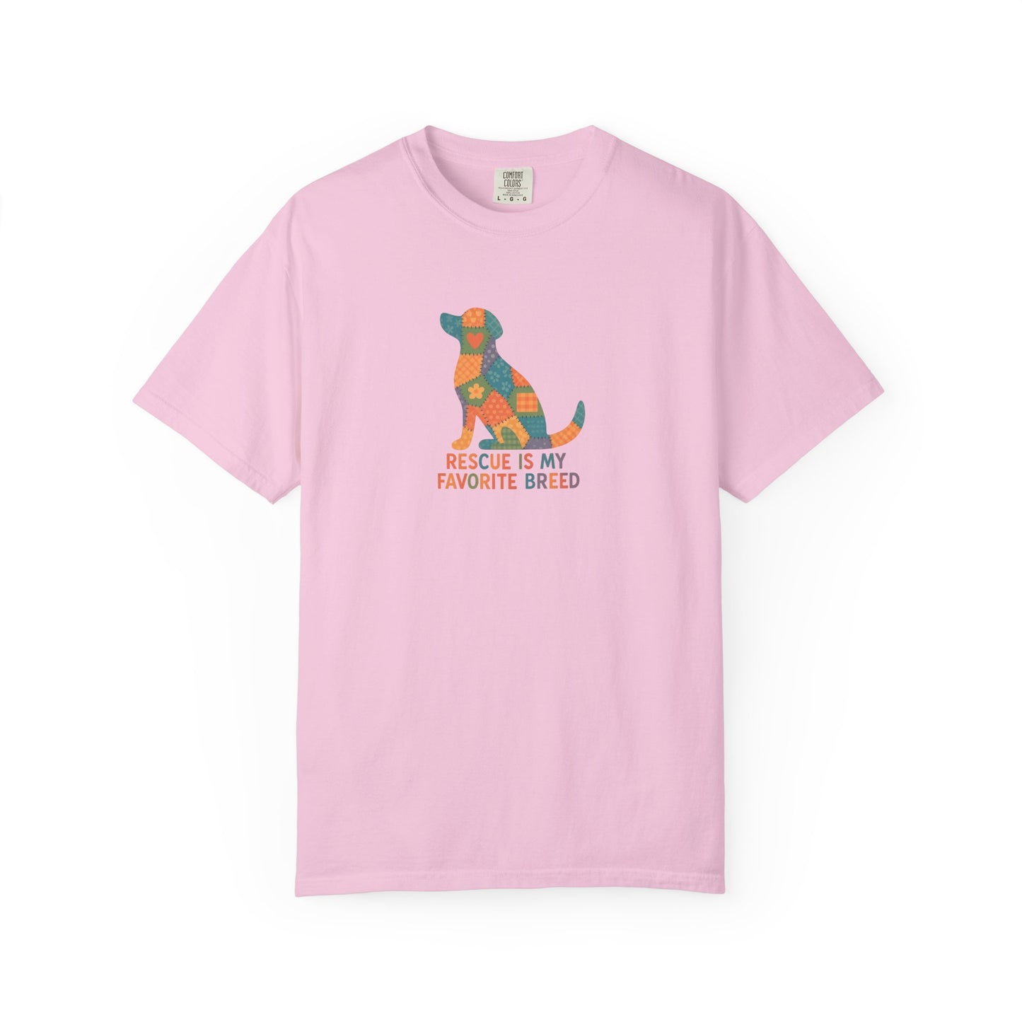 Rescue Is My Favorite Breed Unisex T-Shirt - Dog Lover Gift, Animal Rescue T-shirt, Casual Wear, Pet Adoption Tee, Gift for Dog Owners