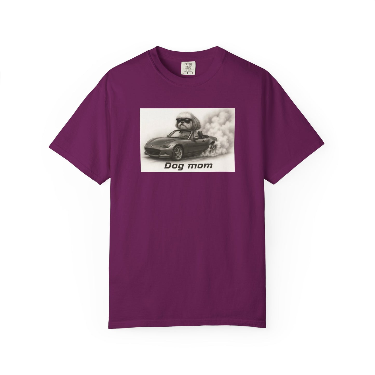 Dog Mom - Shih Tzu - “Cool Dogs in Cool Cars” T-Shirt Collection! 🐶🚗