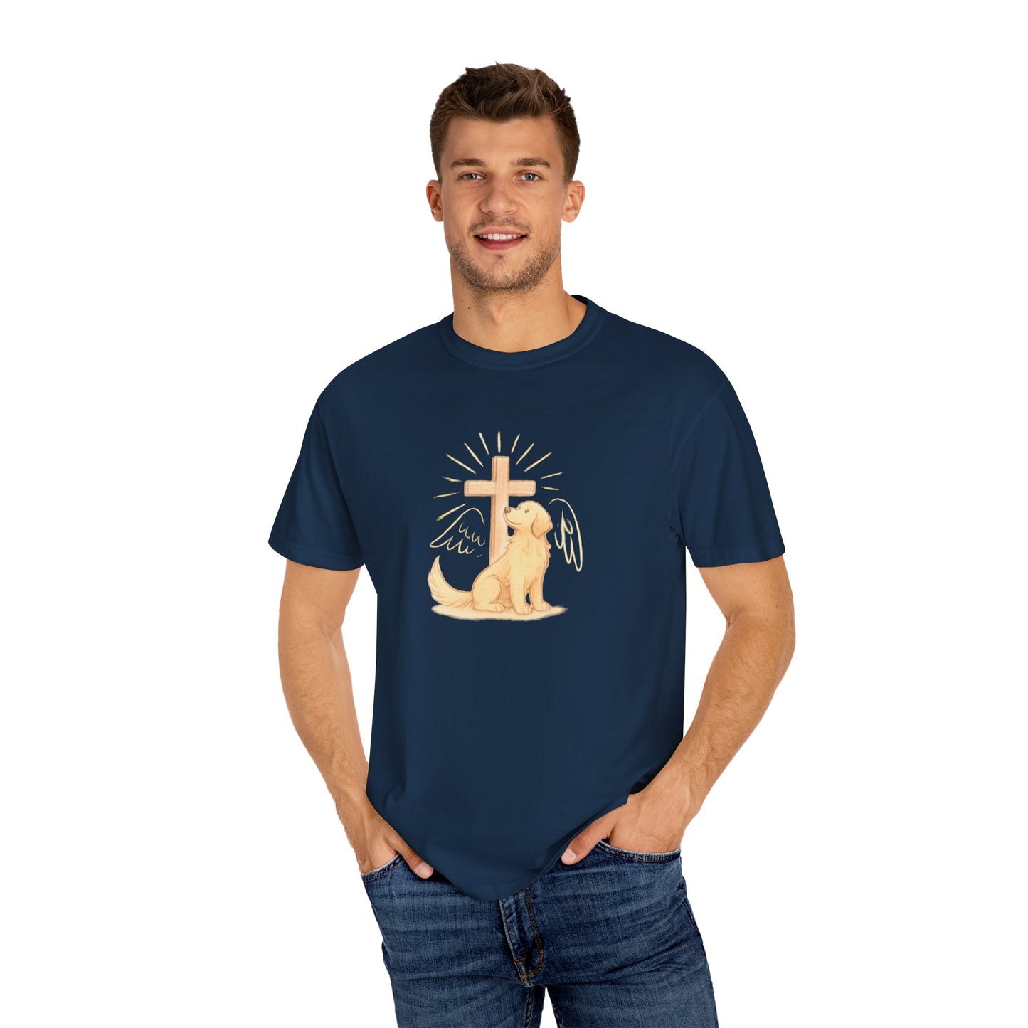 Dog-Inspired Faith T-Shirt, Unisex T-Shirt, Christian Apparel, Pet Lover Gift, Casual Wear, Memorial Shirt