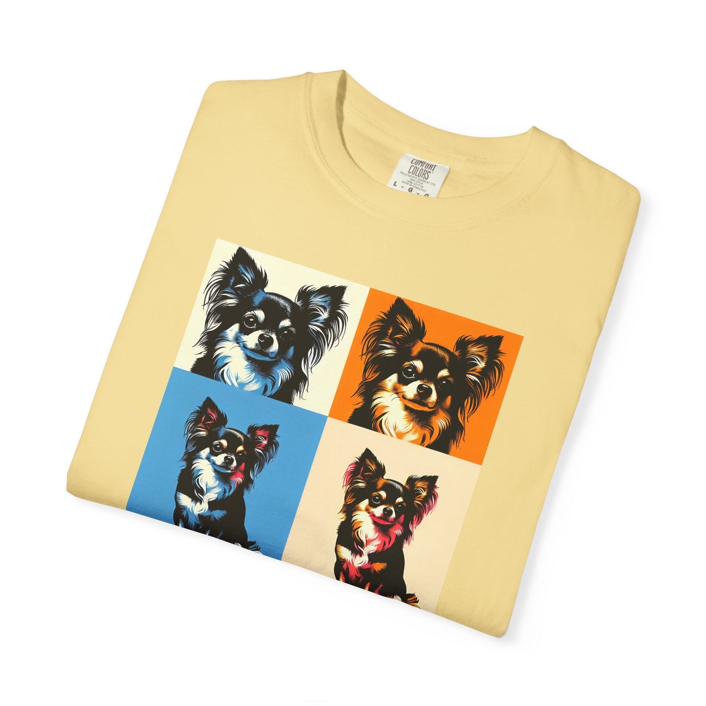Chihuahua Pop Art Unisex T-shirt - Colorful Graphic Tee for Dog Lovers