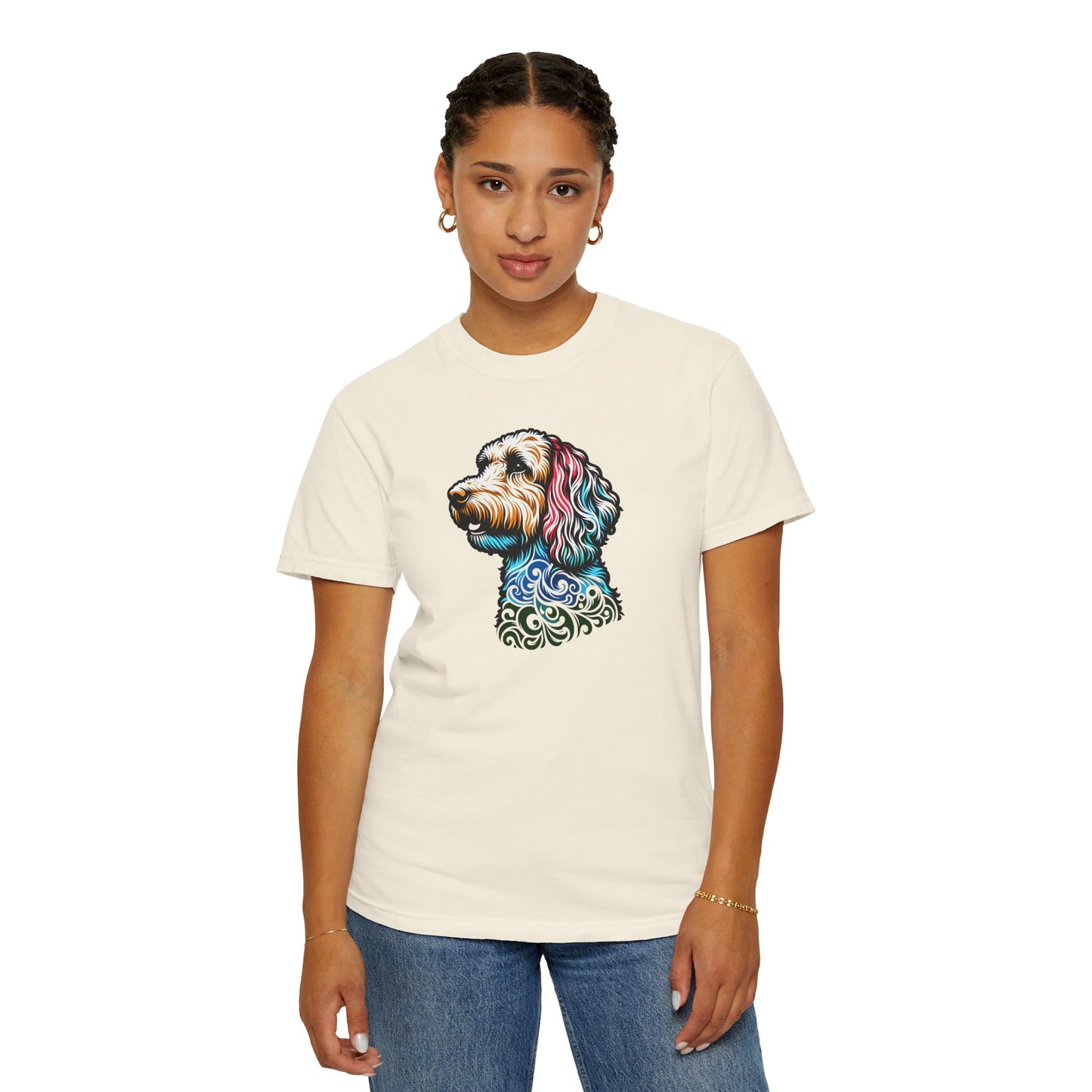 Labradoodle Love Tee – Color Splash Edition