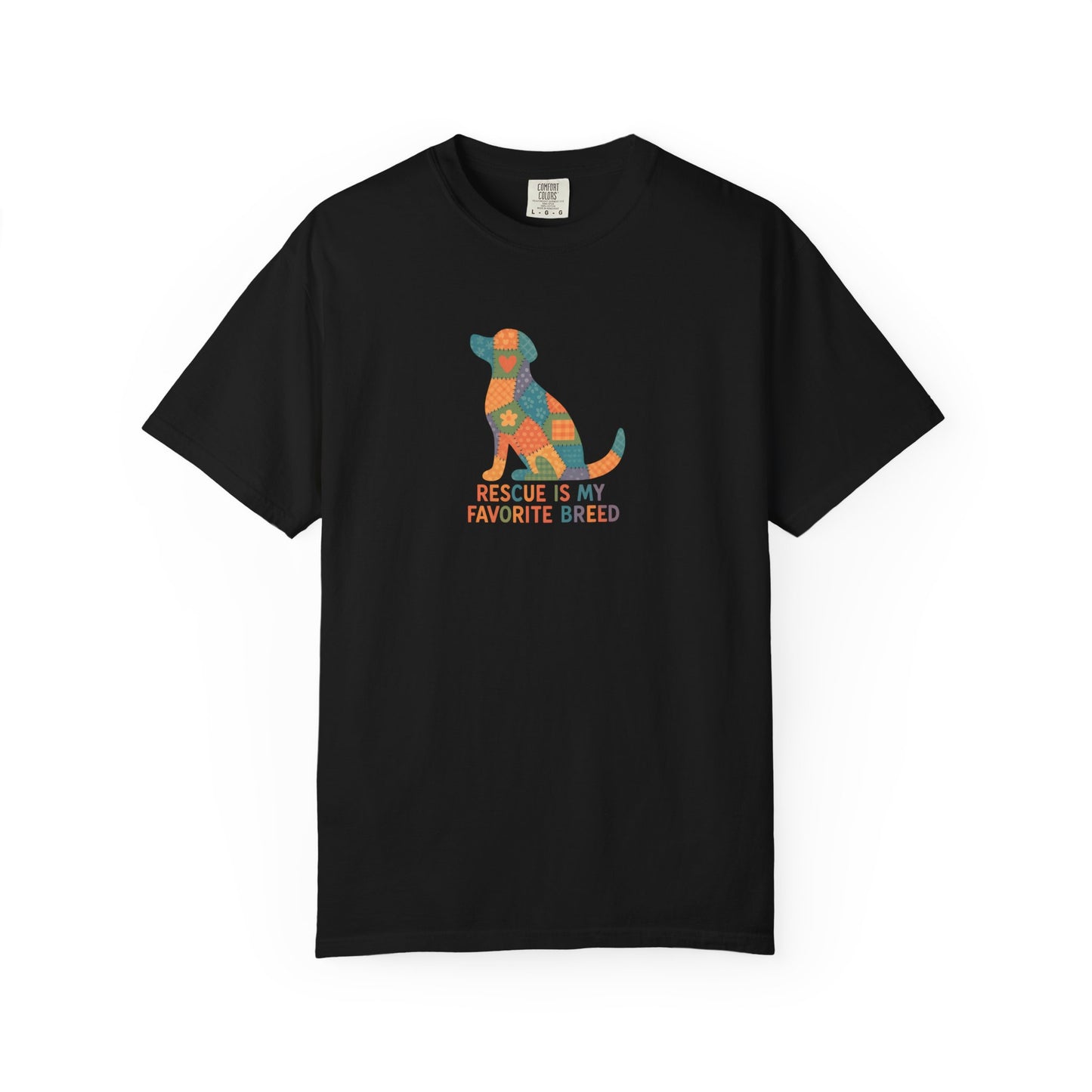 Rescue Is My Favorite Breed Unisex T-Shirt - Dog Lover Gift, Animal Rescue T-shirt, Casual Wear, Pet Adoption Tee, Gift for Dog Owners