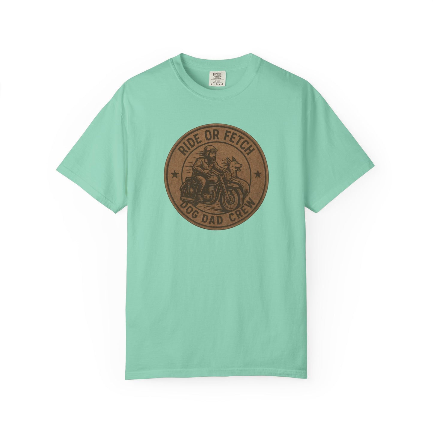 Dog Dad T-Shirt, Ride or Fetch Unisex Tee, Funny Dog Lover Gift, Pet Owner Apparel, Gifts for Father's Day, Casual Wear