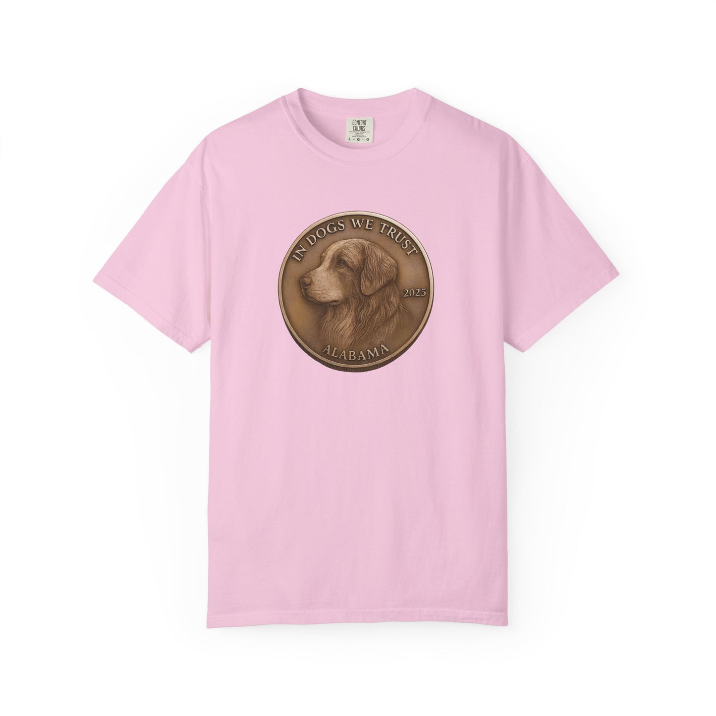Alabama State Coin T-Shirt Collection - Proud Dog Breed Illustrations