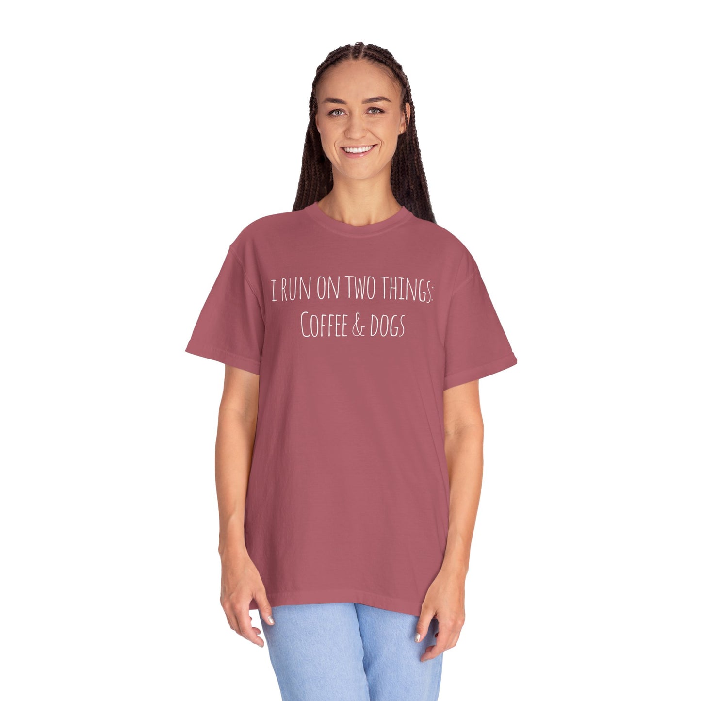Coffee & Dogs Unisex T-Shirt - Casual Graphic Tee for Dog Lovers
